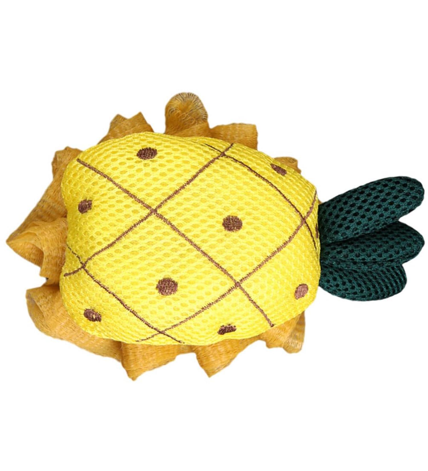 NOLITOY Bath Shower Loofah Sponge - Exfoliating Fruit Bath Ball Mesh Pouf Scrubber for Men & Women - 1 Count - Buy Online on GoSupps.com