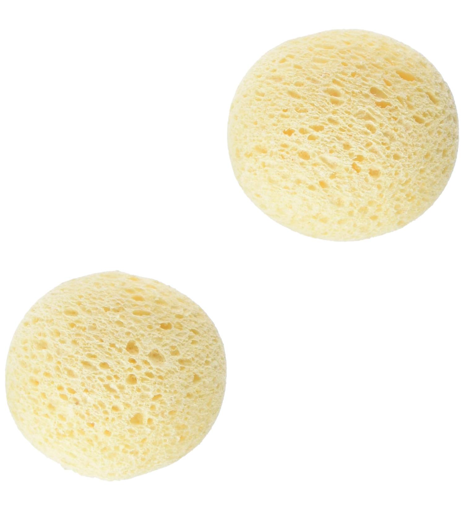 2 Esponjas Naturales - Eco-Friendly & Organic Bath Sponges for Gentle Cleansing | International Shipping Available - Buy Online on GoSupps.com