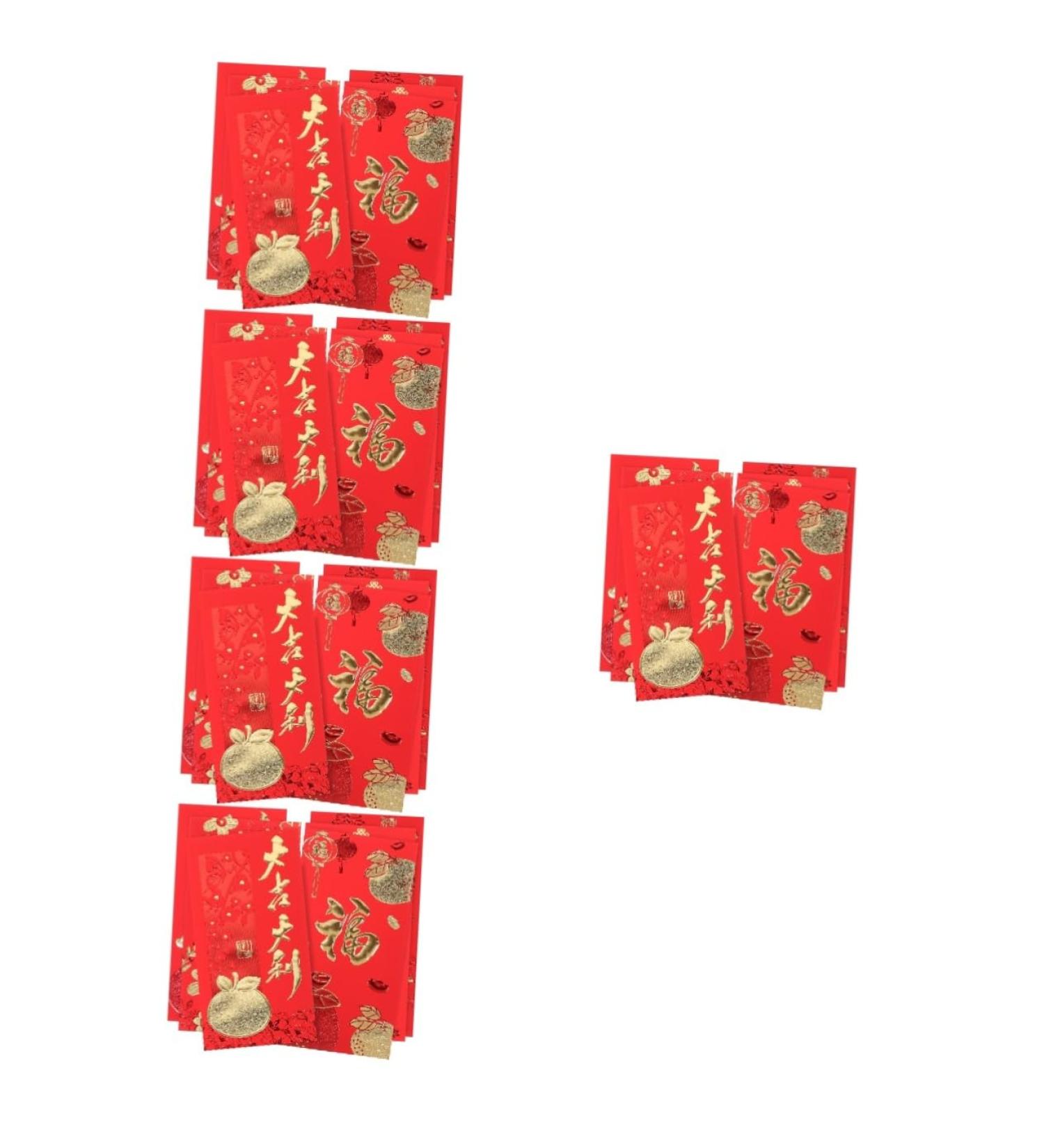 ABOOFAN 180 Pcs Year of The Rabbit Red Envelope Kids Purse Red Packets Chinese for Kids Chinese Money Envelope Lucky Money Packets New Year Money Packet See China Chinese Style Paper - Buy Online on GoSupps.com