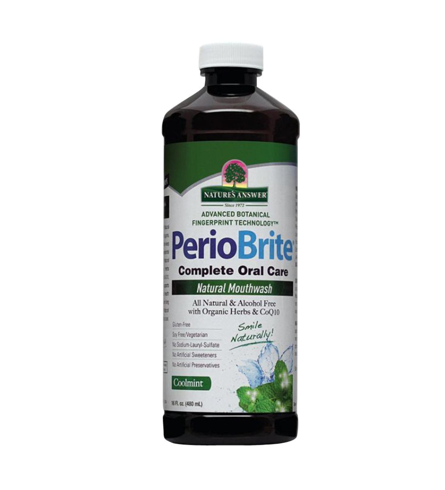 NATURE'S ANSWER PERIO-WASH MOUTHWASH 16 FZ