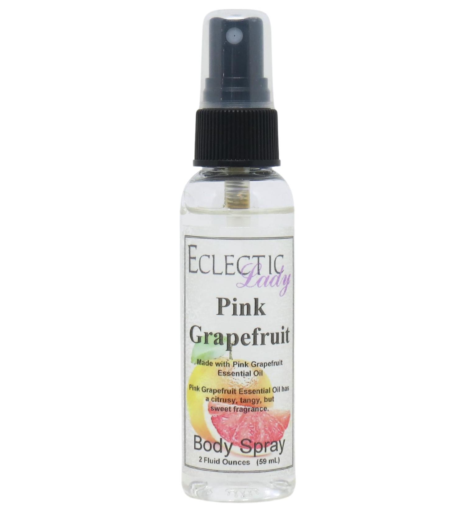 Pink Grapefruit Essential Oil Body Spray 2 ounces Body Mist for Women with Clean Light & Gentle Fragrance Long Lasting Perfume with Comforting Scent for Men & Women Cologne with Soft Subtle 2 Fluid Ounces - Buy Online on GoSupps.com