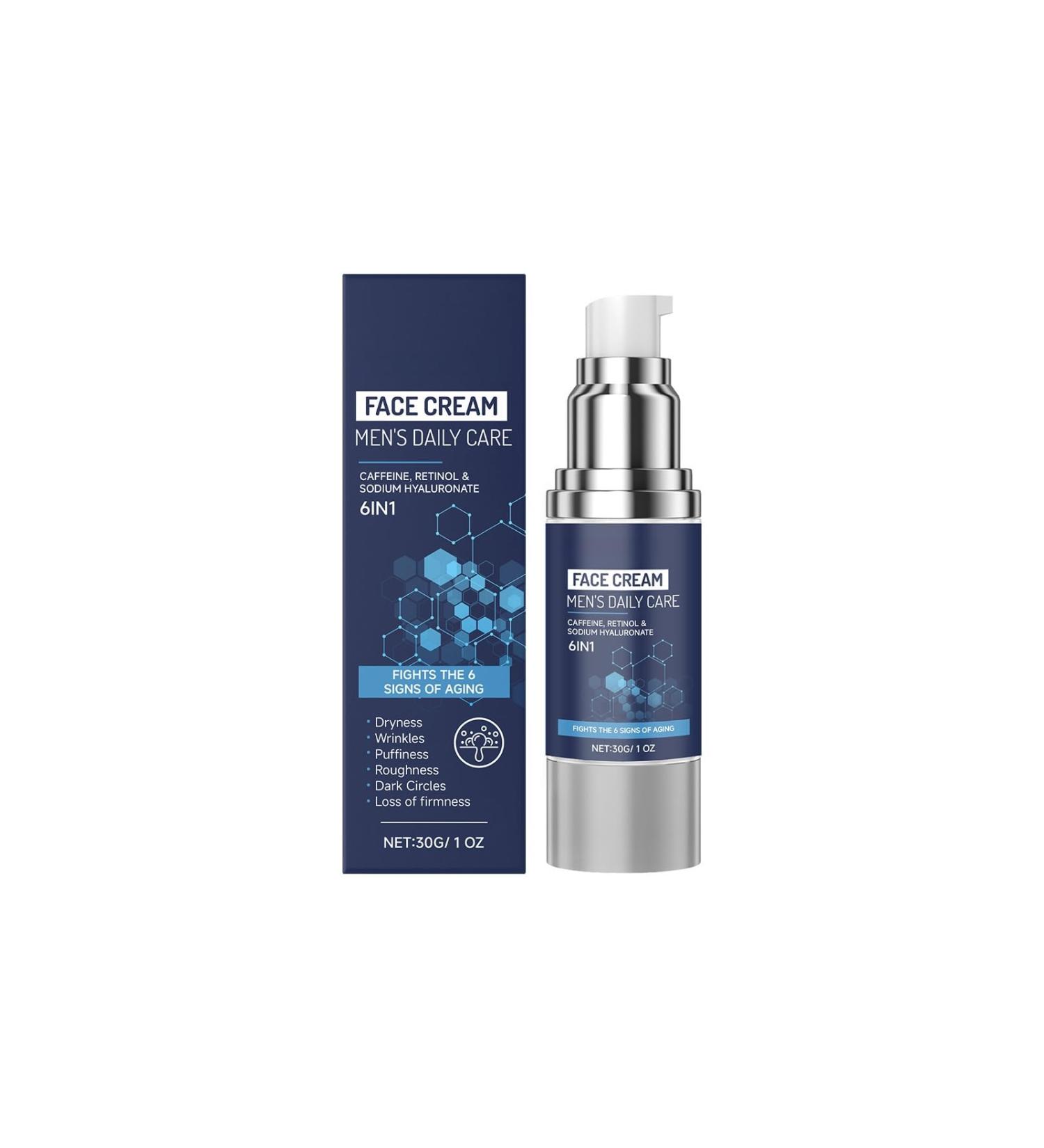 Men s Revitalizing Face Cream - Anti-Aging Moisturizer For Dry Skin Reduces Wrinkles Dark Circles & Puffiness Multi-Benefit Hydration Fall/Winter Skincare - Buy Online on GoSupps.com