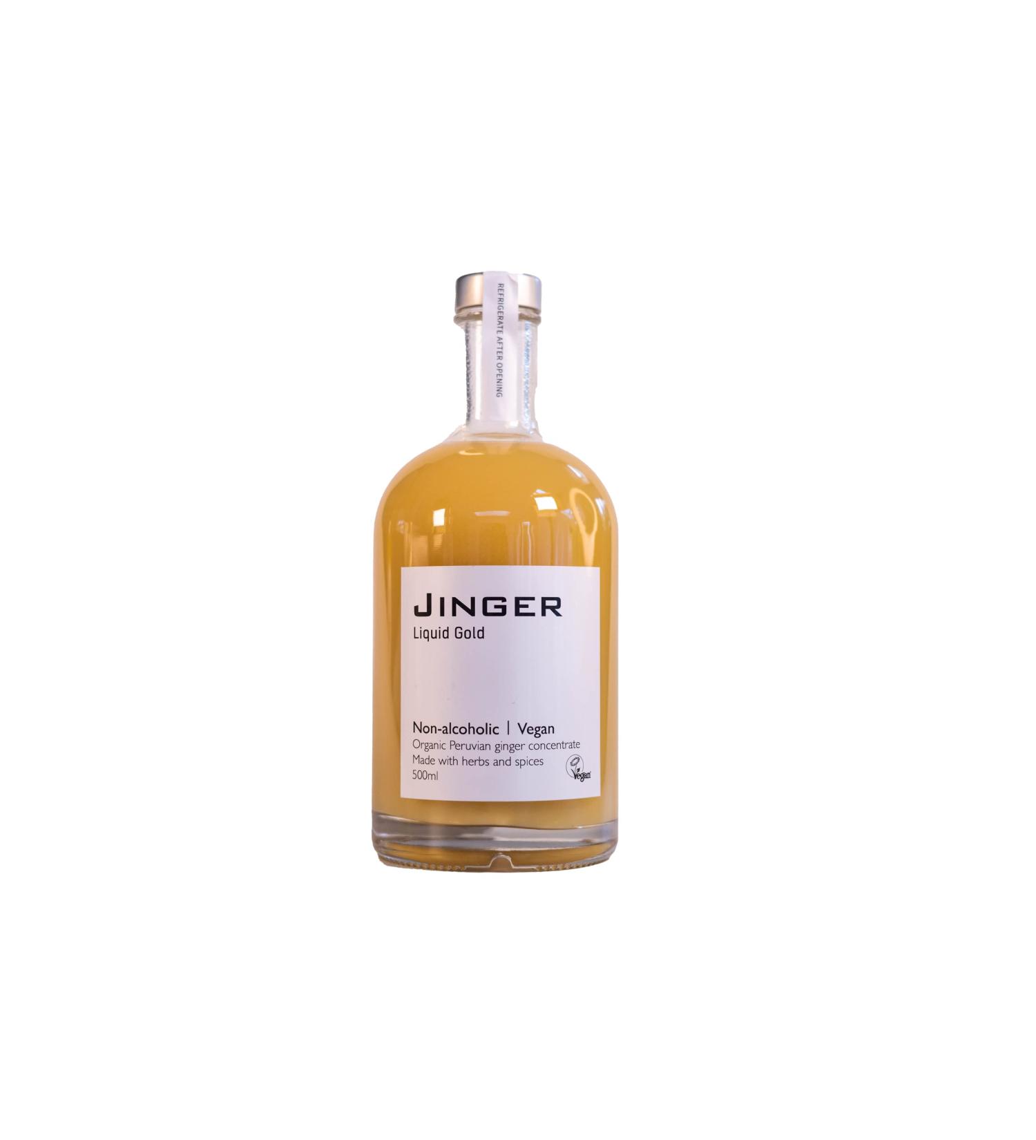 Organic Ginger Liquid Gold - 500ml - Ginger concentrate - Vegan - Detox - Immune booster - Ginger Shot - Buy Online on GoSupps.com