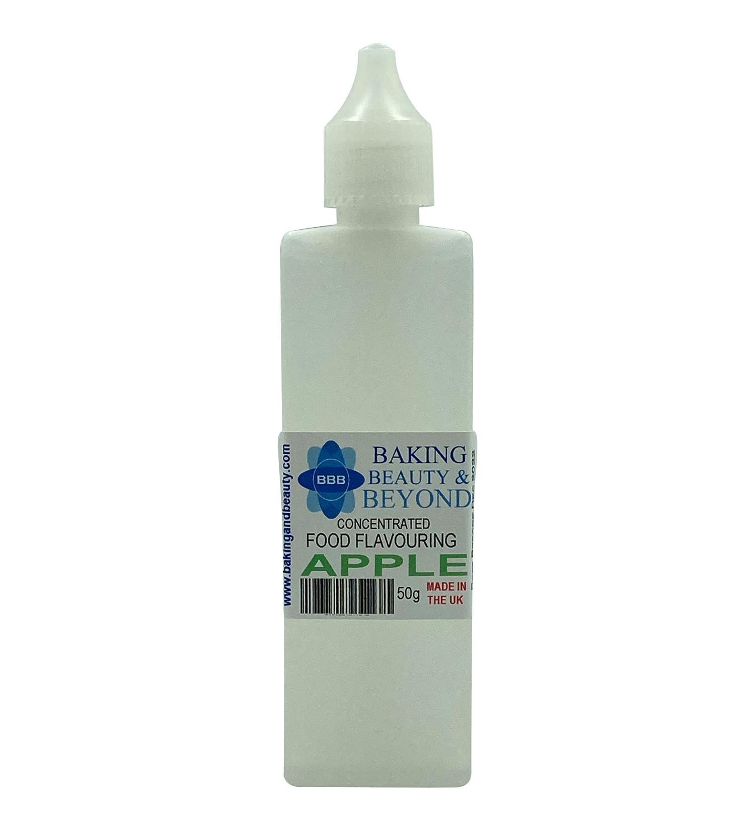 Baking Beauty and Beyond Concentrated Food Flavouring Oil - Dozen of Professional Quality Food Grade Flavouring Oil for Candy Making Baking Cooking Lip Balm and Lip Gloss - Apple (50ml) - Buy Online on GoSupps.com