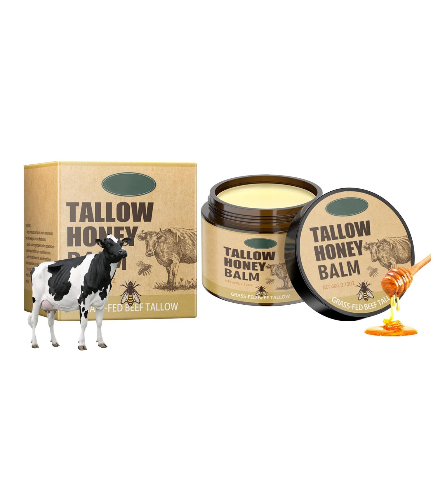 DIANA'S DREAM Beef Tallow for Skin Tallow and Honey Balm Facial Moisturizer Cream Natural Moisturizer Hydrates Deeply Nourishes the Skin for Face & Body Suitable For All Skin Types 2.12 OZ - Buy Online on GoSupps.com