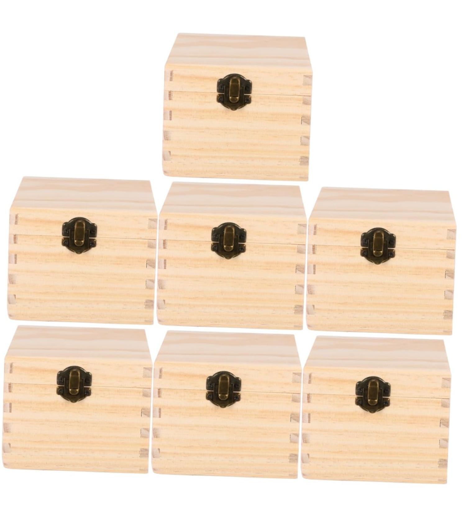 Solustre 7-Piece Essential Oils Storage Box | Wooden Organizer for Jewelry Beads & Essential Oil Bottles - Buy Online on GoSupps.com