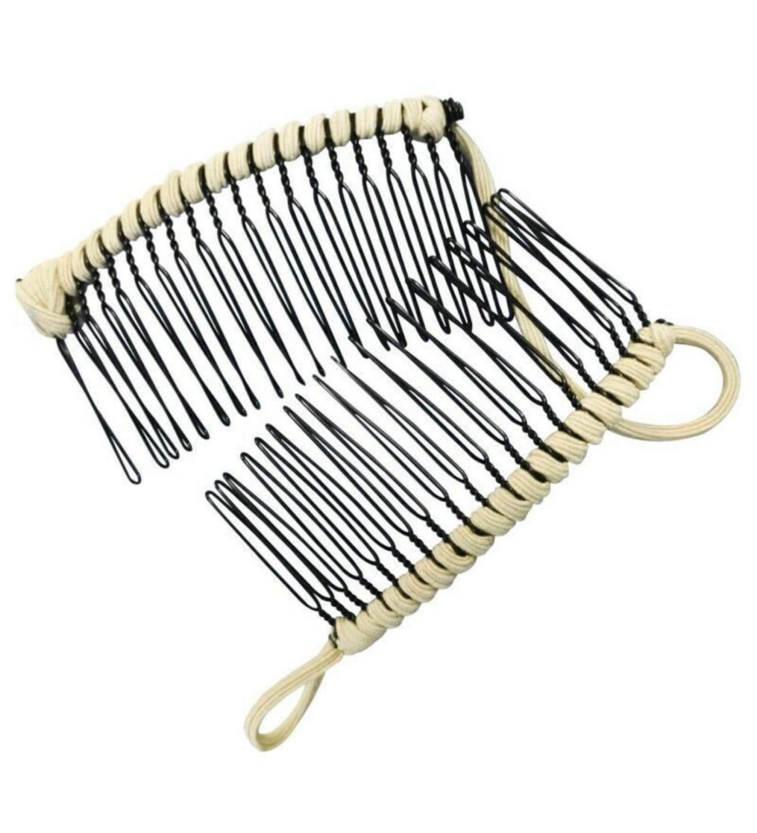 Asudaro Banana Hair Clip - Flexible Vintage Hair Clip for Thick Curly Hair | Comfortable All-Day Style for Women | Beige DIY Hairstyle Tool - Buy Online on GoSupps.com