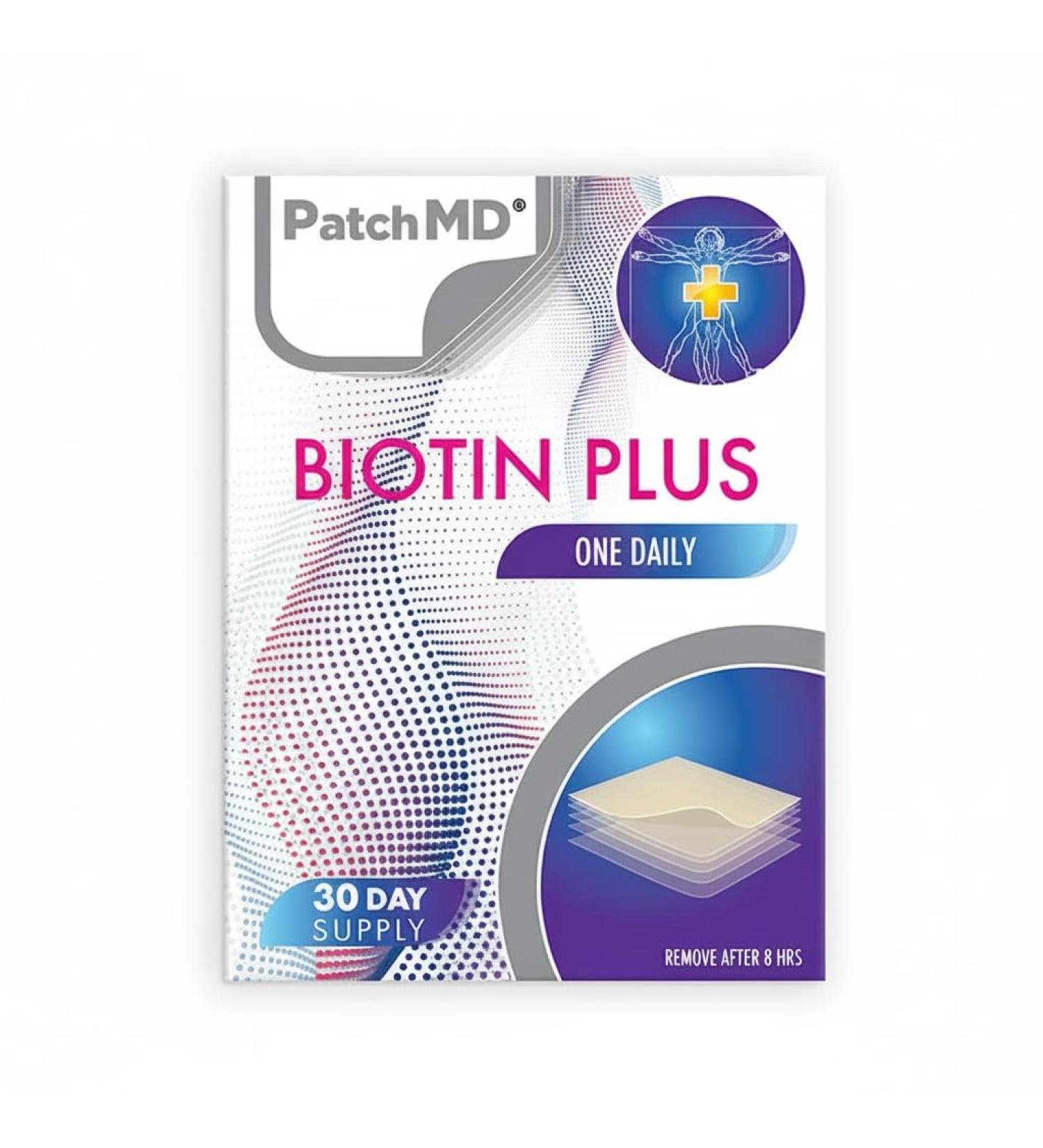 PatchMD Biotin Plus - Topical Patches - 30 Days Supply - Buy Online on GoSupps.com