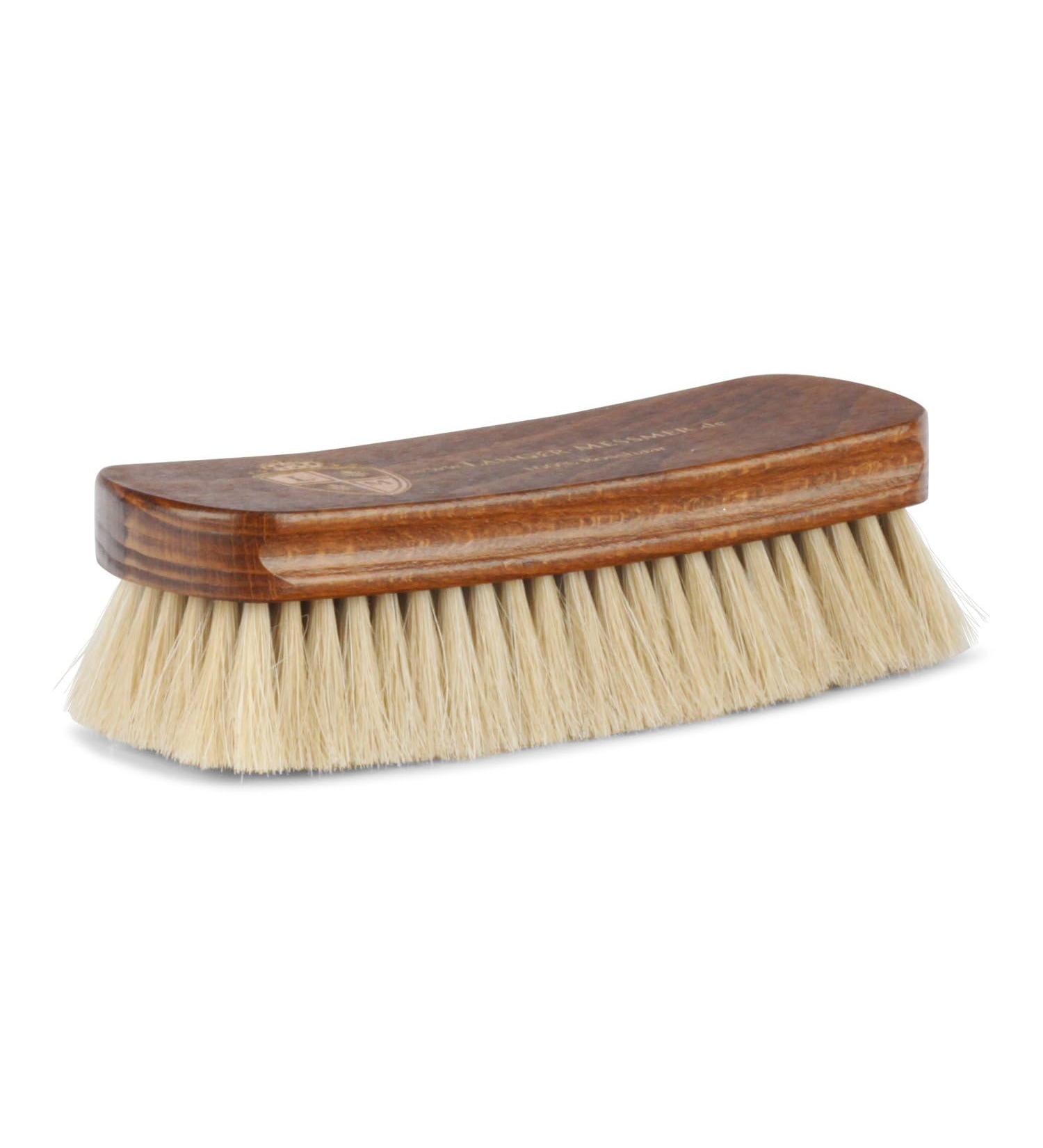 Langer & Messmer Horsehair Shoe Brush - White Polishing Brush for Shoe Care - Buy Online on GoSupps.com
