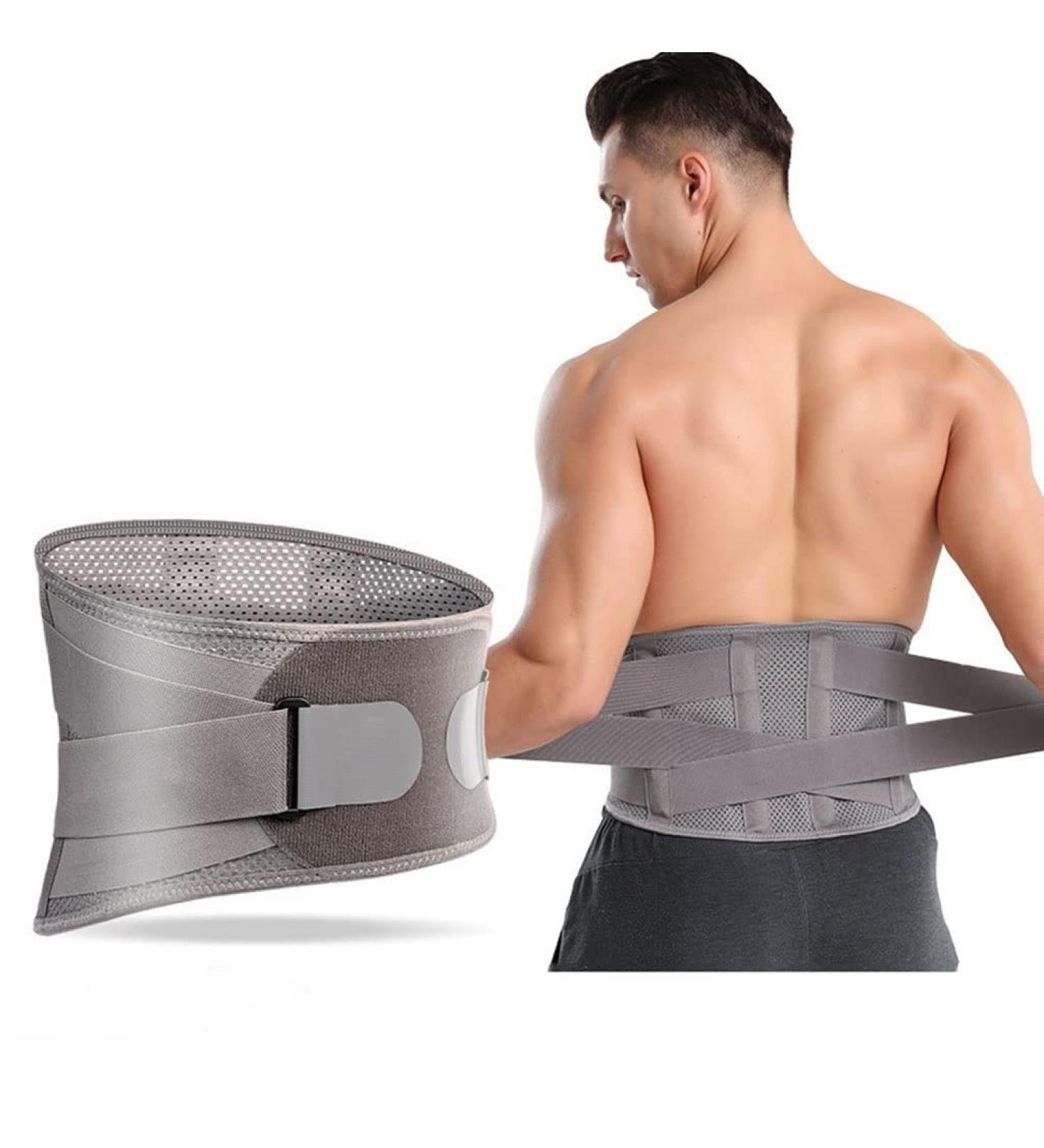 Wgust Back Bandage | Adjustable Lumbar Support Belt - Breathable Pain Relief for Sciatica Scoliosis & Herniated Disc - For Men & Women (Size M/Medium) - Buy Online on GoSupps.com