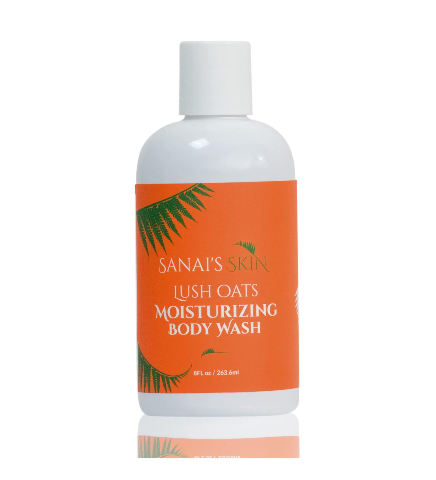 Sanai's Skin Moisturizing Body Wash Lush Oats Moisturizing Body Wash | Made with Sunfower Oil Rosemary & Oatmeal | For Dry Sensitive Skin - 8 oz - Buy Online on GoSupps.com