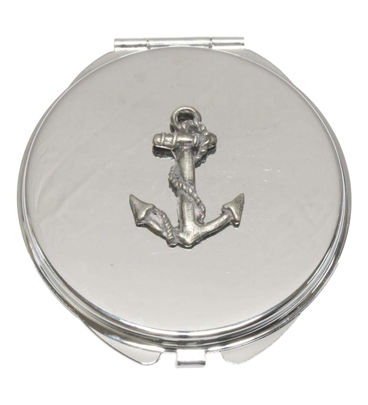 Ships Anchor Compact Mirror Handbag Gift With Free Engraving 325 - Buy Online on GoSupps.com