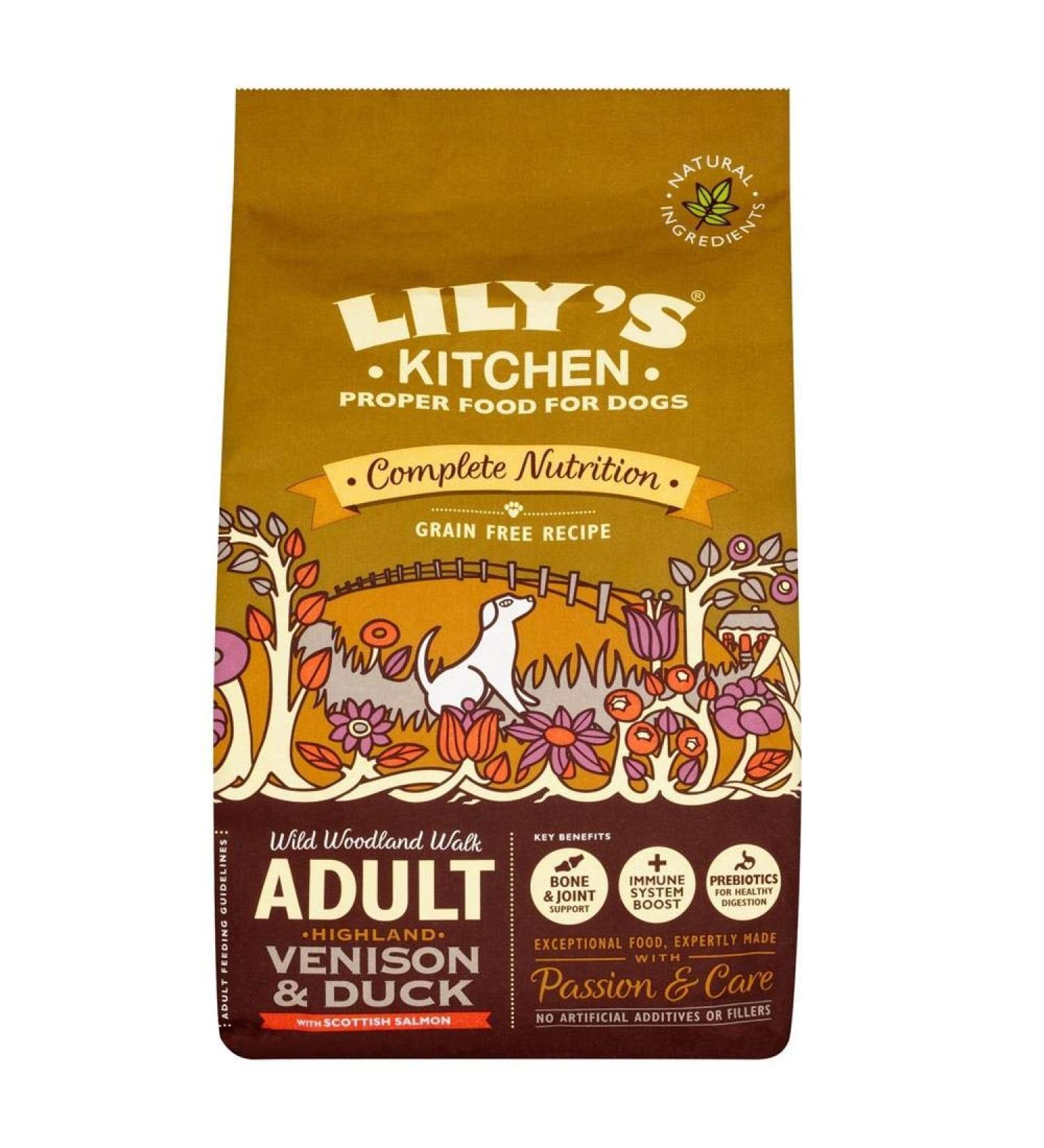 Lily's Kitchen: Venison & Duck Dry Dog Food, 2.5 kg, Pack of 4