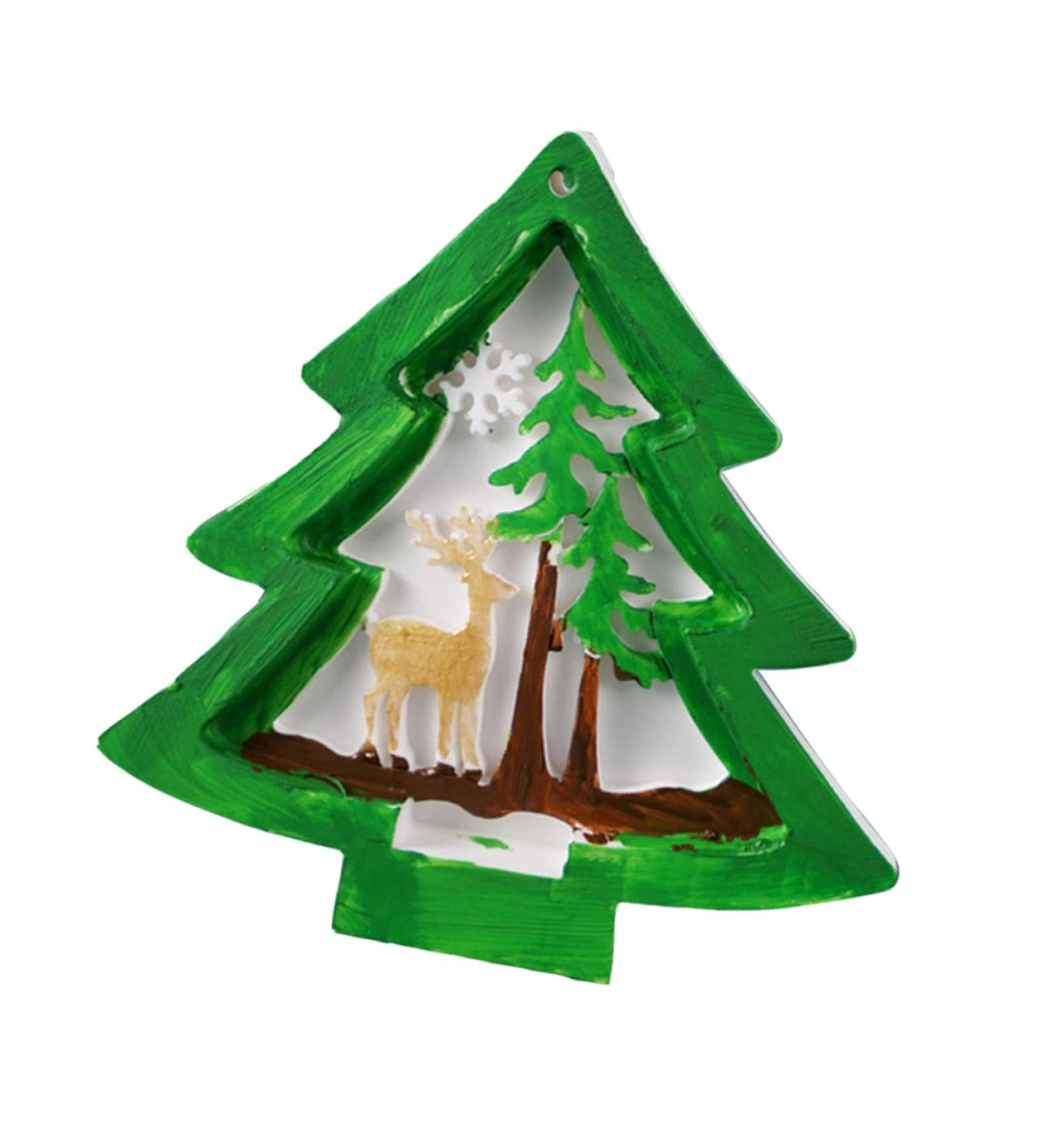 ABOOFAN 2pcs Christmas Tree Mold Resin Molds Silicone Mold Soap Molds Resin Soap DIY Mold Pendant Elk - Buy Online on GoSupps.com