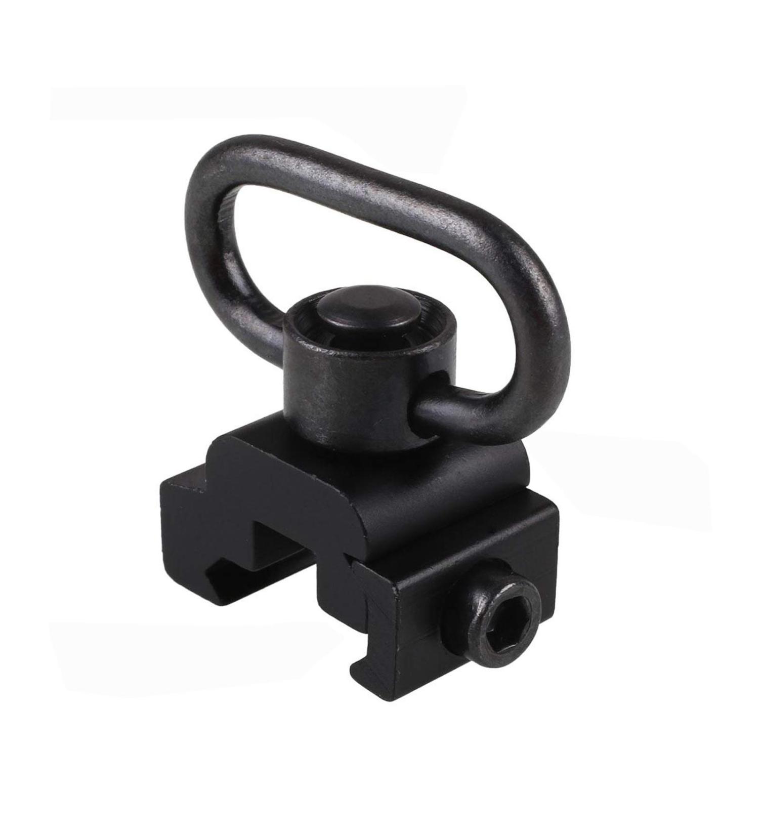 Xage QD Sling Swivel Mount with Base Rail & Push Button - Picatinny/Weaver Sling Attachment - Buy Online on GoSupps.com
