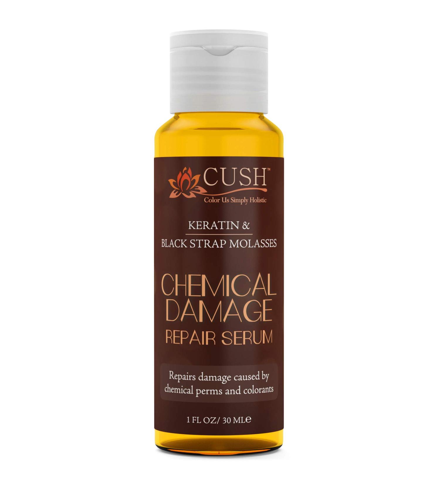 CUSH Cosmetics Keratin & Black Strap Molasses Chemical Damage Repair Serum (1 oz)