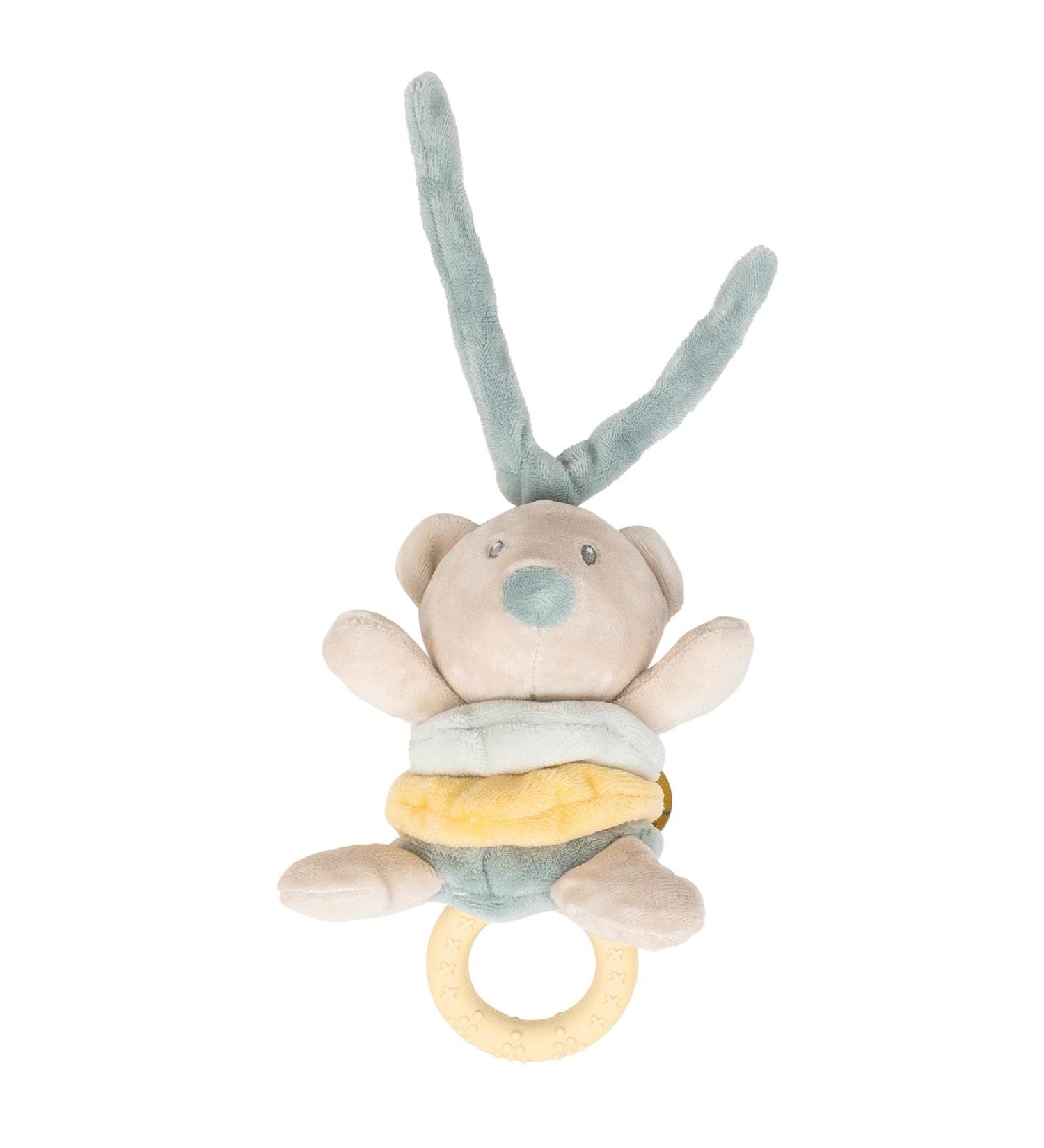 NATTUO Action Tool with Vibration Function & Silicone Teething Ring - Colorful Toys for Babies | Jules Romeo & Sally - 22 cm - Buy Online on GoSupps.com