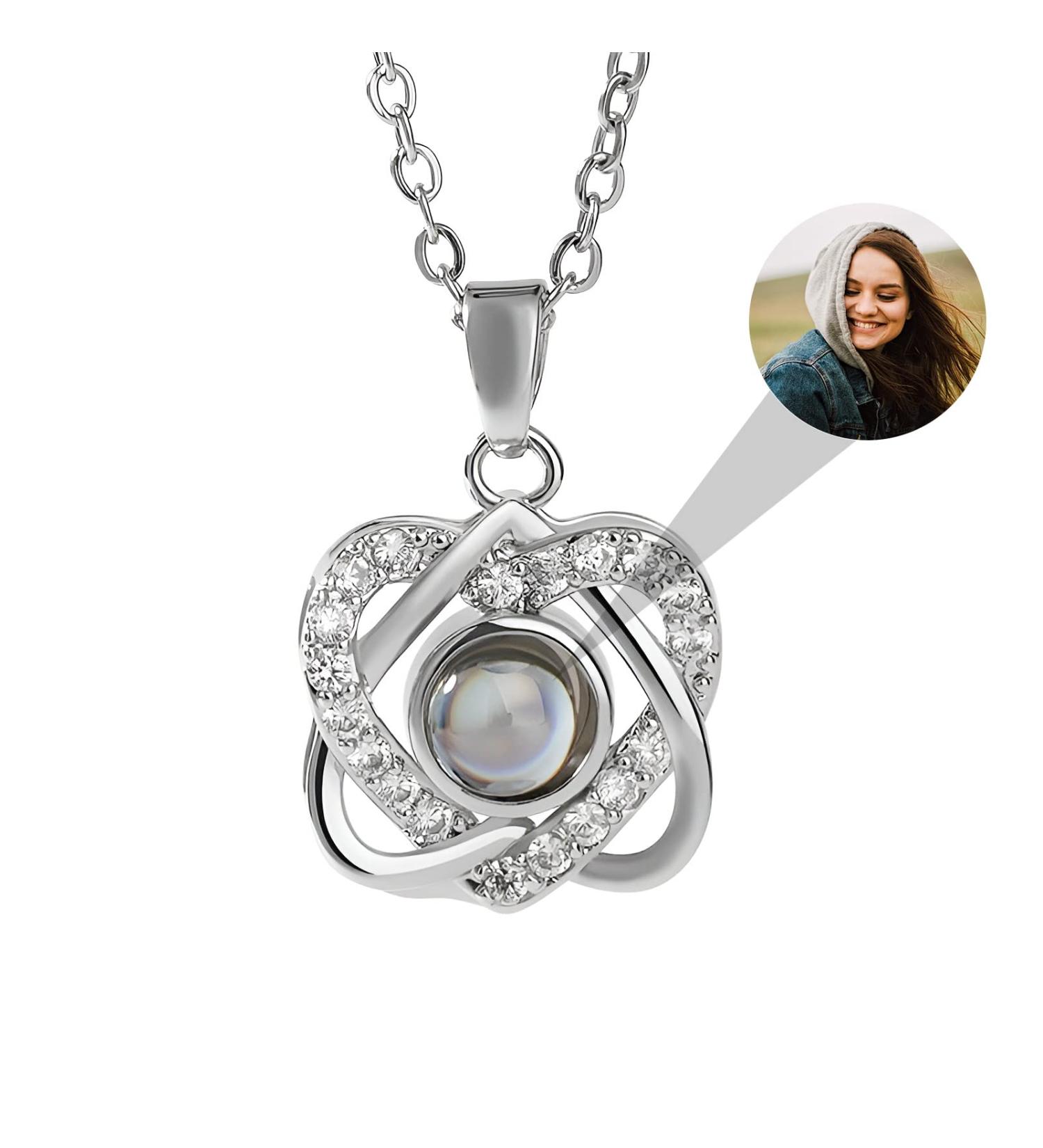 Personalized Photo Projection Heart Pet Print Wall Art - Unique Remembrance Gifts for Women & Girls - Buy Online on GoSupps.com