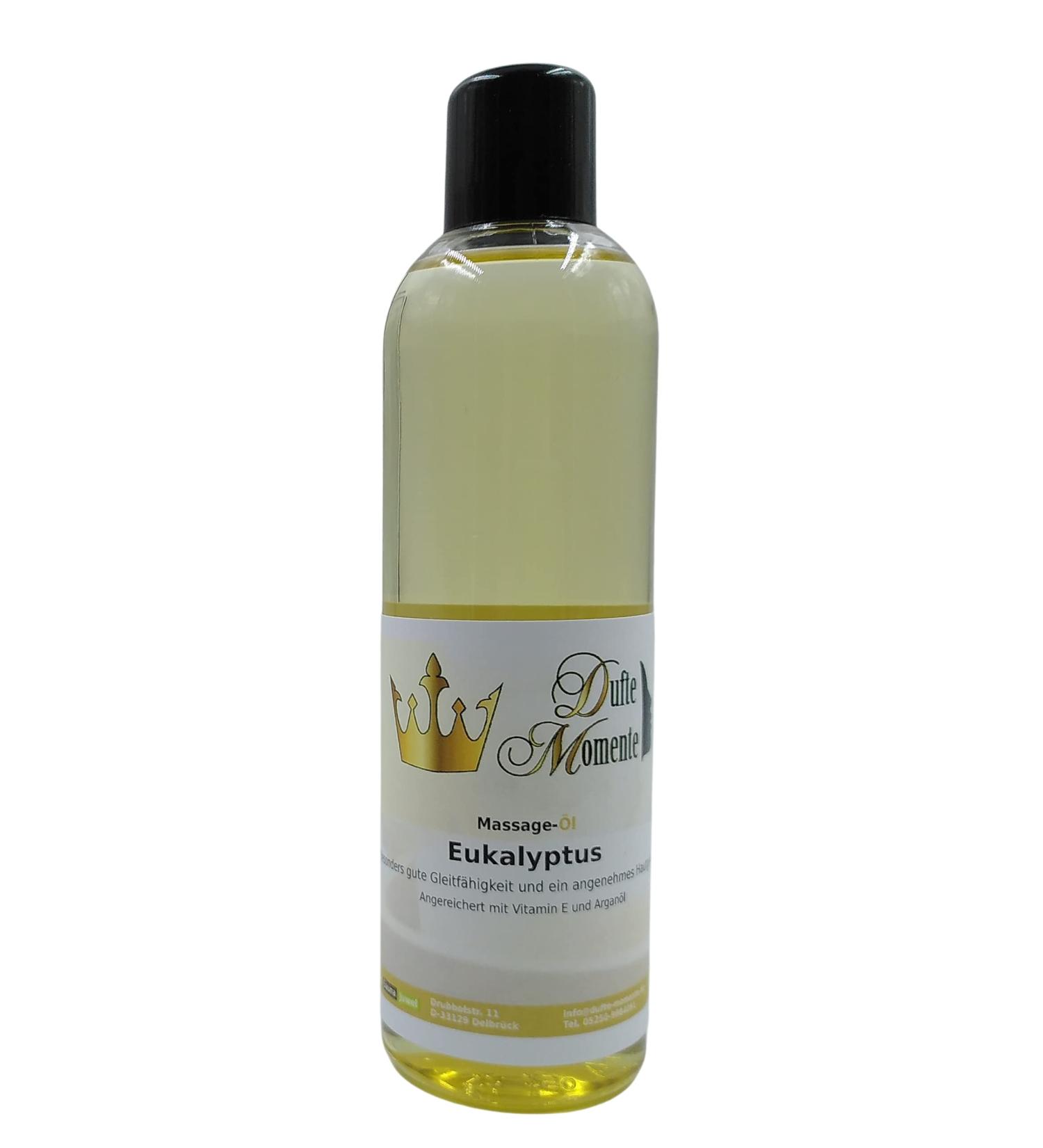 Fragrant Moments Eucalyptus Massage Oil 250ml - Natural Paraffin-Free Ideal for Professionals - International Shipping Available - Buy Online on GoSupps.com