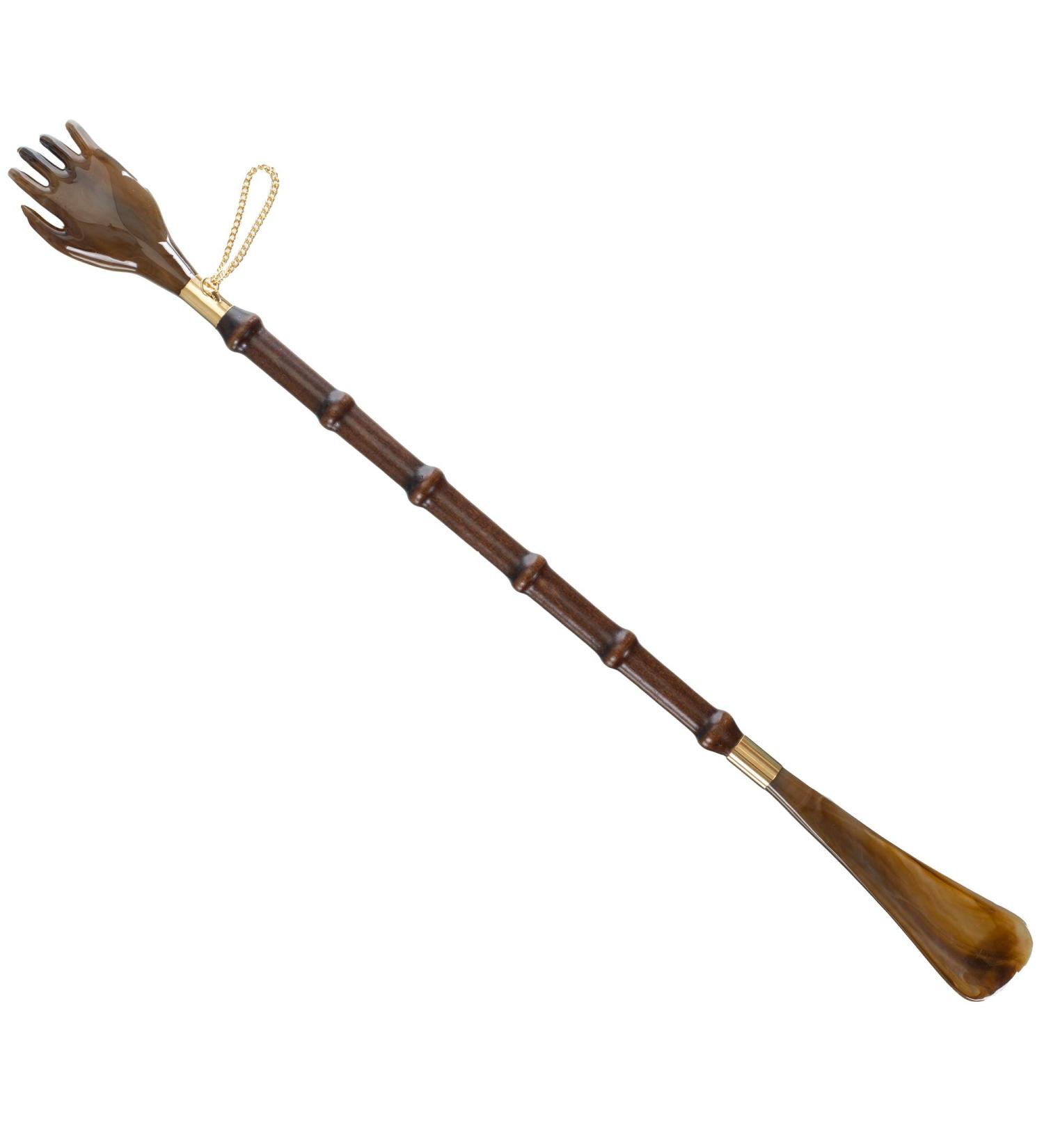 Italian-Made Beechwood Shoe Horn Back Scratcher - 21 - Buy Online on GoSupps.com