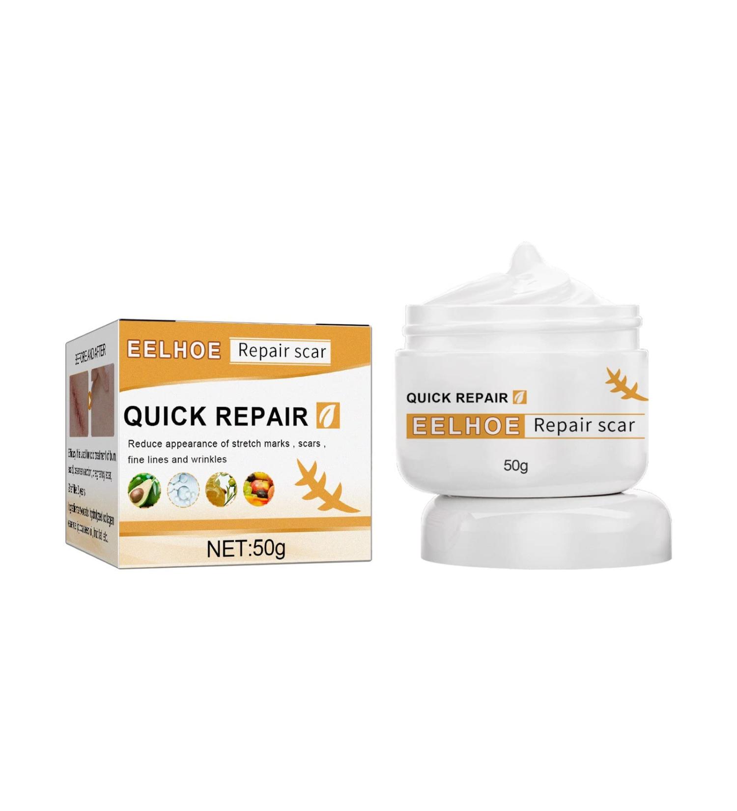 Scar Removal Stretch Marks & Burns Relief Facial Moisturizer - Sensitive Skin | White One Size - Buy Online on GoSupps.com
