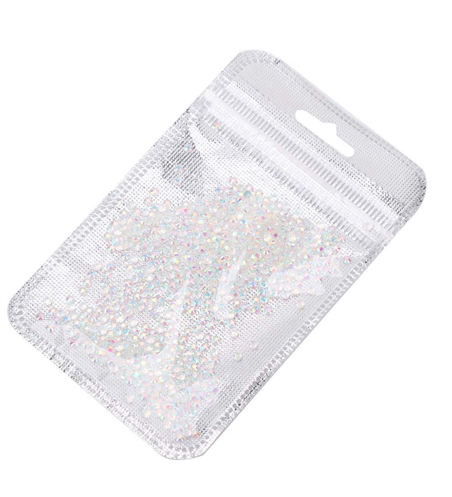 Nail Art Decoration Bright Colors Elegant And Charming Nail Art Rhinestones for Home Manicure Store Salon Shop Beauty Salon(Loose Diamond White AB Color) - Buy Online on GoSupps.com