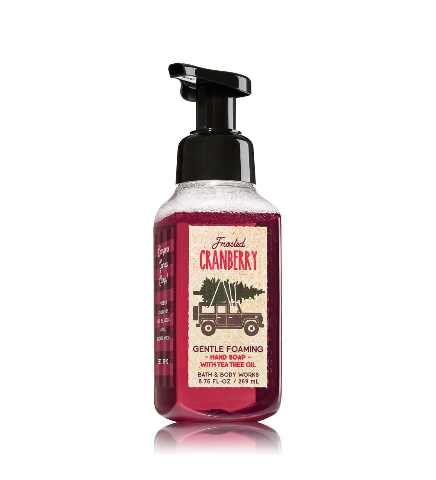 Bath and Body Works Frosted Cranberry Gentle Foaming Hand Soap. 8.75 Oz.