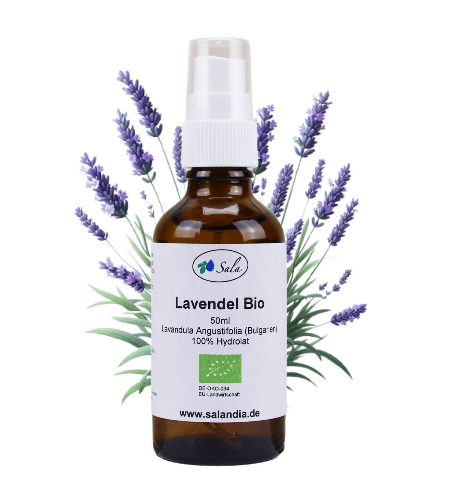  SALA Sala Organic Alcohol-Free Lavender Water Spray - For Consumption - 50 ml - Buy Online on GoSupps.com