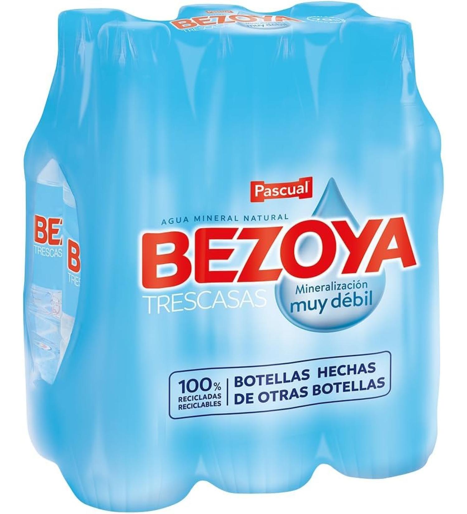 Bezoya - Natural mineral water - Pack of 6 x 1L - Buy Online on GoSupps.com