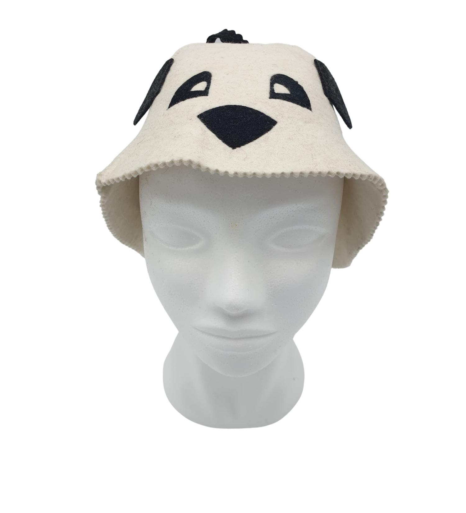 Fragrant Moments Panda Sauna Hat - 100% Cotton Felt Small Fit - Ultimate Sauna Cap for Comfort - Buy Online on GoSupps.com