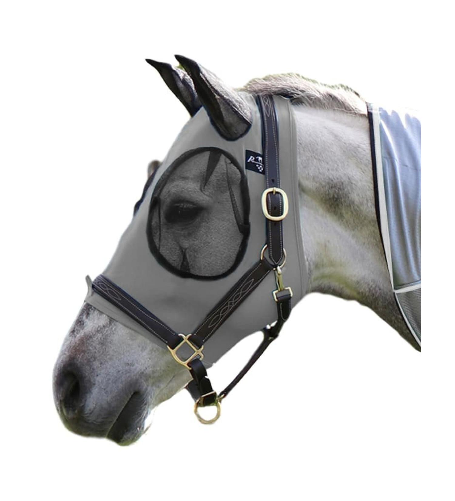 Professionals' Choice ProfCoice Comfort Fit Fly Mask Fly Mask Black M Cob (Medium) Dark Grey