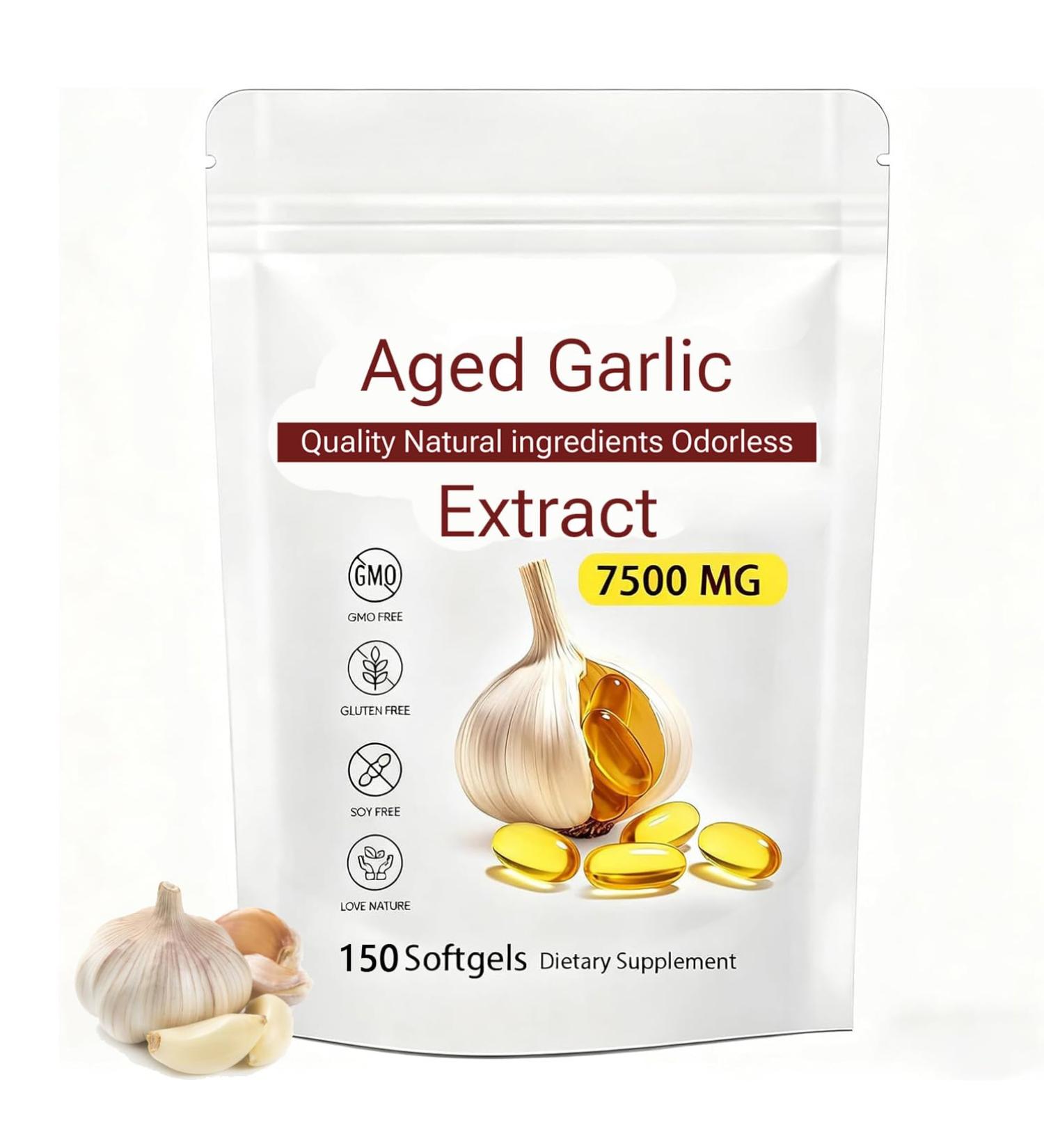 Aged Garlic Extract - 7500mg Odorless (150) - Buy Online on GoSupps.com