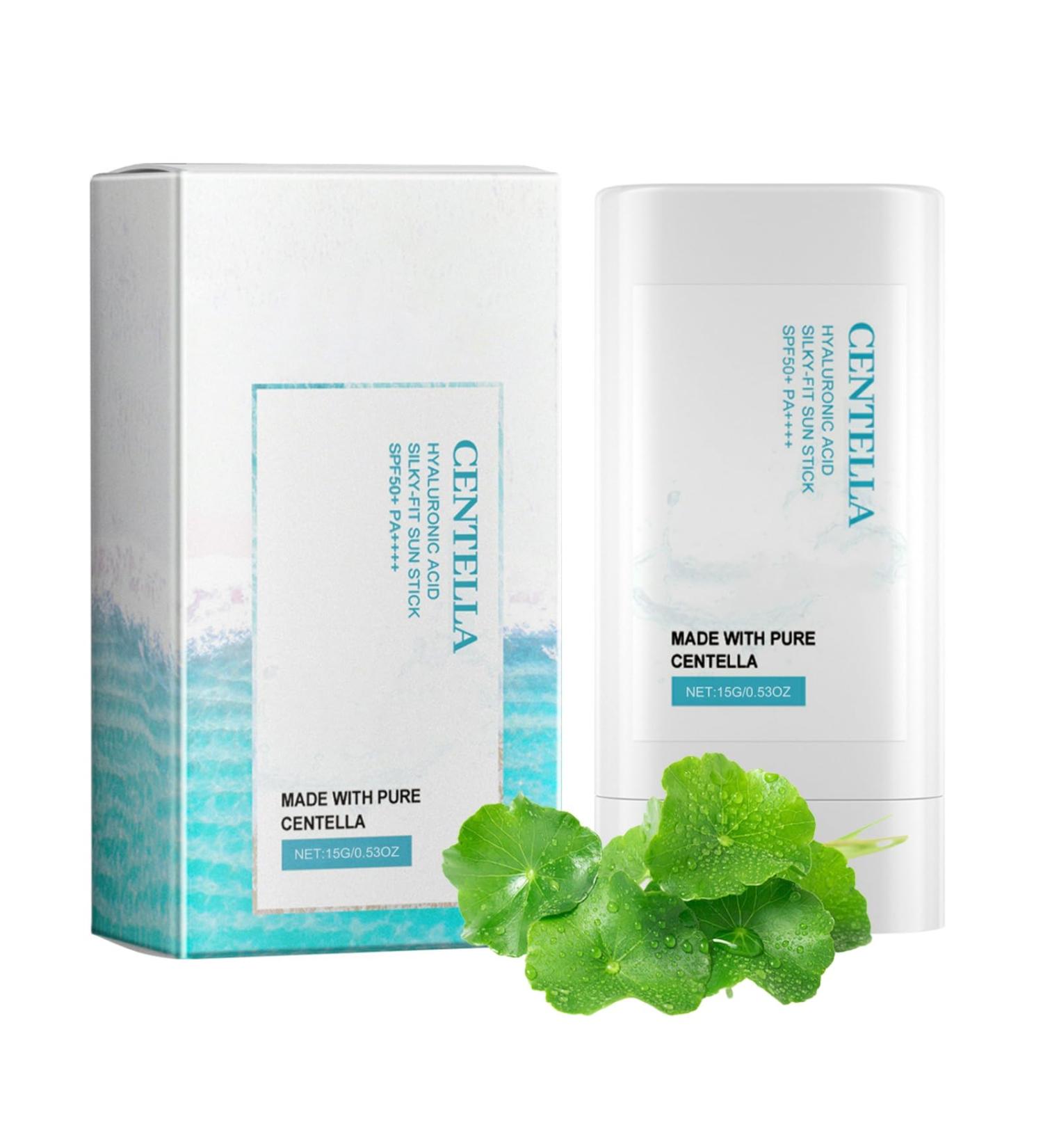 Madagascar Centella Hyalu-Cica Silky-Fit Sun Stick (20g 0.7oz) (SPF50+ PA++++) | Korean Skincare | Facial Moisturizer with SPF | No White Cast | Non Greasy - Buy Online on GoSupps.com