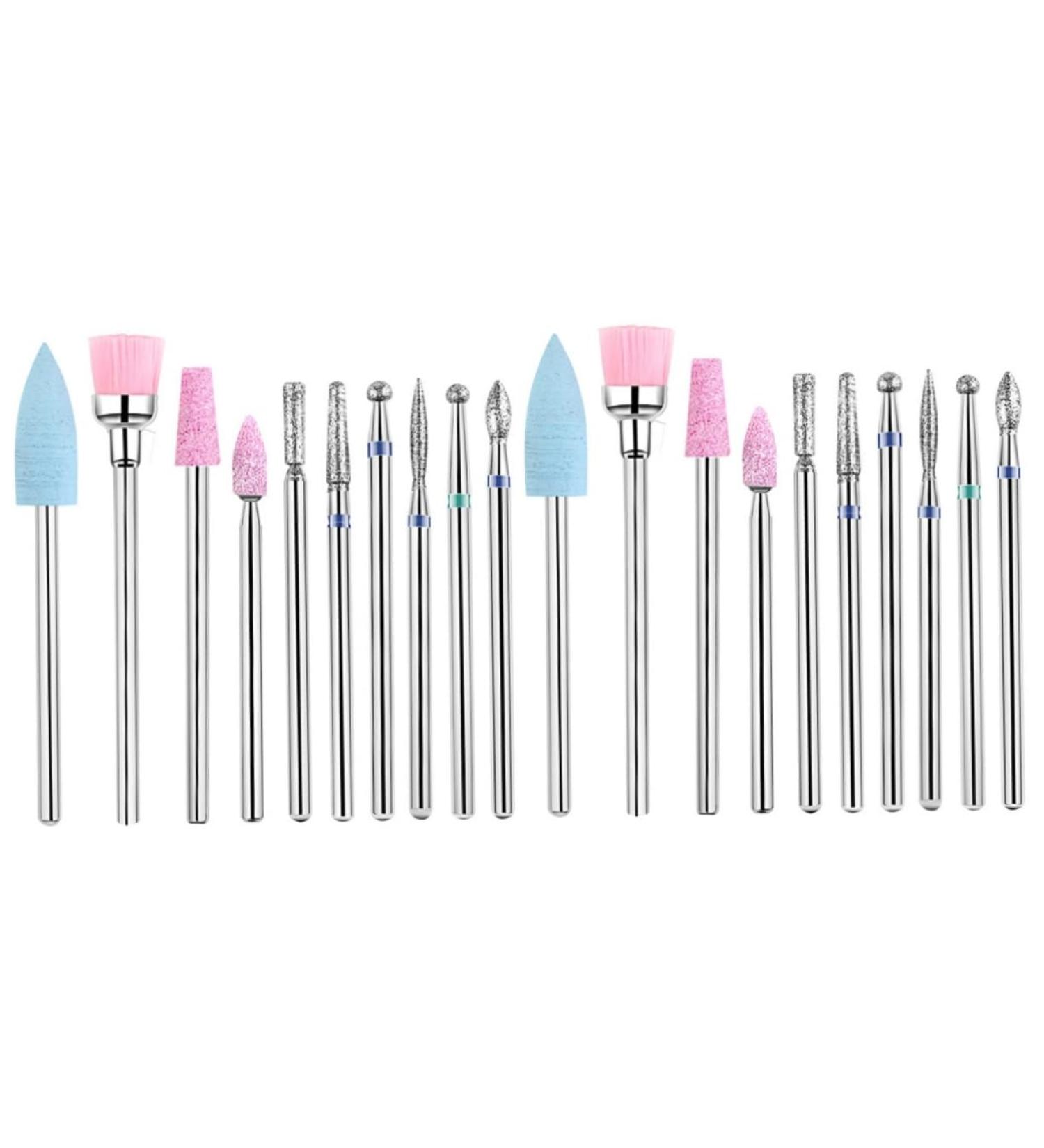 POPETPOP 2 Sets 10pcs Manicure Drill Bits Nail Manicure Pedicure Tools Nail Grinding Head Nail Drill Bit Nail Drill Tool Polishing Manicure Drill Nail Painting Kit Stick Clean Mx2pcs As Shownx2pcs - Buy Online on GoSupps.com