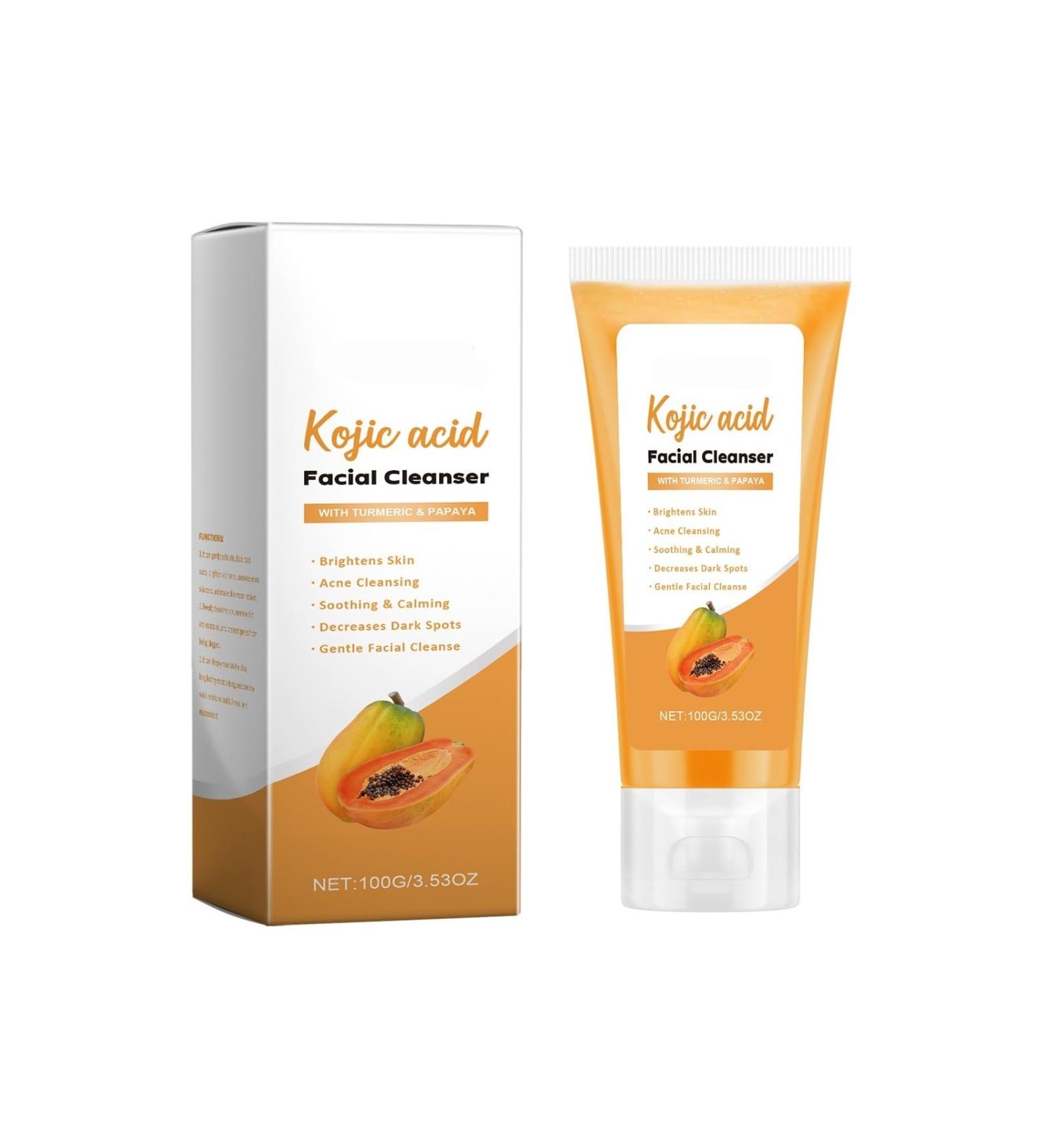 Nettoyant Visage La Papaye: Nettoie En Profondeur Les Pores quilibre Le S bum Hydrate La Peau Am liore Le Teint Et Restaure L' clat Naturel.(1PCS) - Buy Online on GoSupps.com