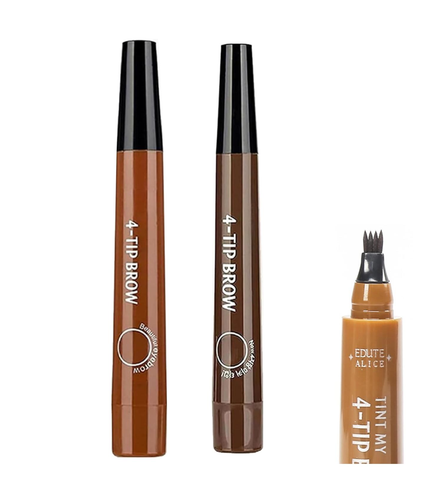 Lightsbetter Waterproof Brow Pen Tint My 4 Tip Brow Waterproof Lightsbetter Eyebrow Precisely My Brow Pencil Natural Precise 4 Point Eyebrow Pencil (01+02) - Buy Online on GoSupps.com