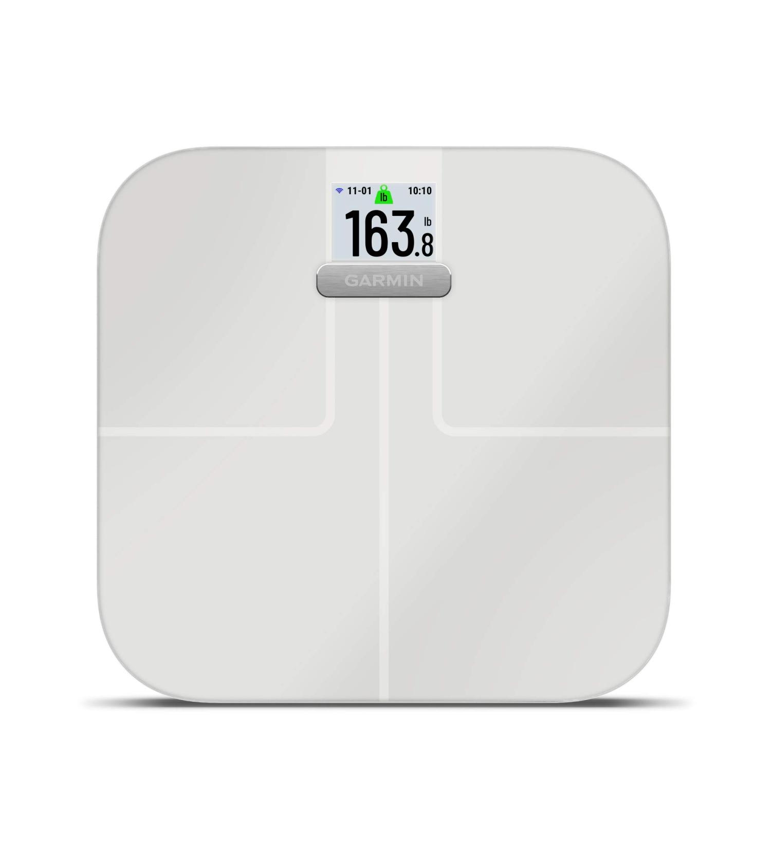 Garmin Index S2 Smart Scale - Wireless Body Fat Muscle Bone Mass & Water% Measurement White (010-02294-03) - Buy Online Internationally - Buy Online on GoSupps.com