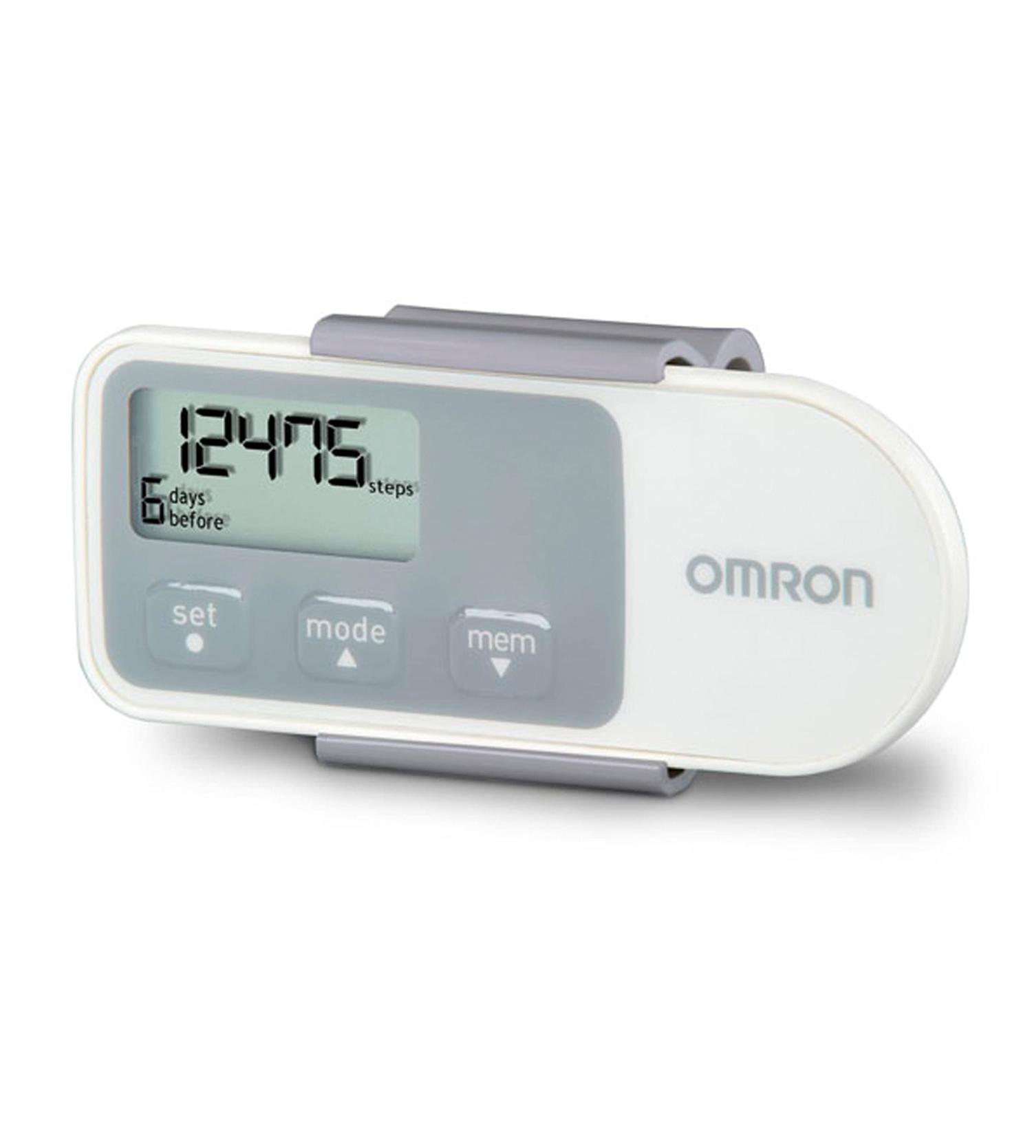 Omron Alvita Pedometer - White HJ-320 - Step & Activity Tracker - Buy Online on GoSupps.com