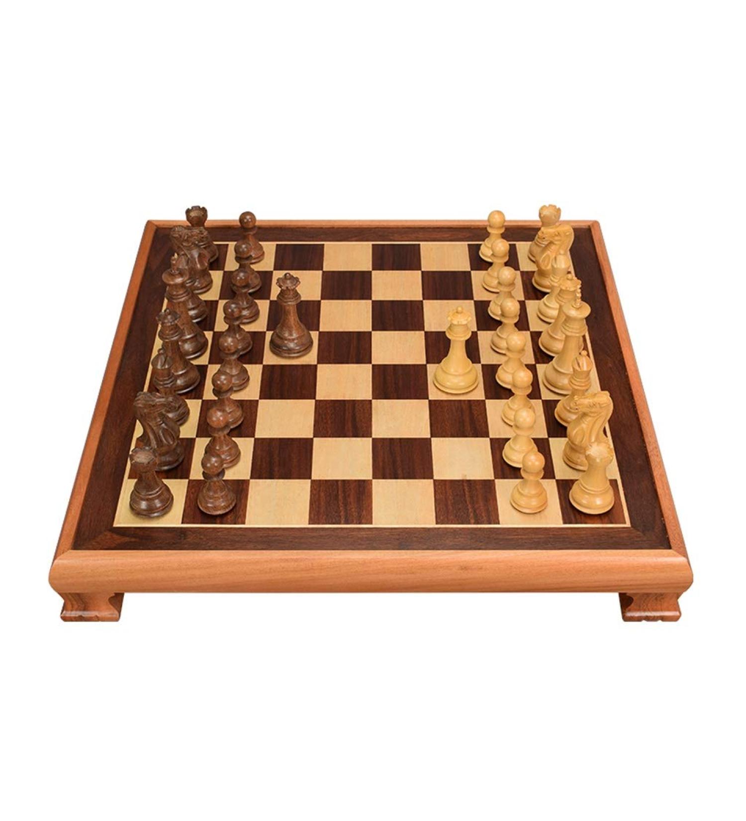 International Wood Chess Checkers Chess Board Kids Intellectually Development Learn Toys Wooden Chess Pieces Checkers Chess Set (Size : 48487cm) (50 * 50 * 2.3cm) 50*50*2.3cm - Buy Online on GoSupps.com