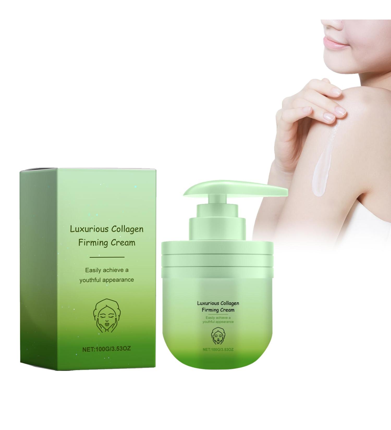 Crsetmyth Collagen strengthening cream 100 G Collagen strengthening lotion Body moisturizer Hautstrafende Und Straffende lotion Euchtigkeitsspendende Collagen cream for the face Deep care - Buy Online on GoSupps.com