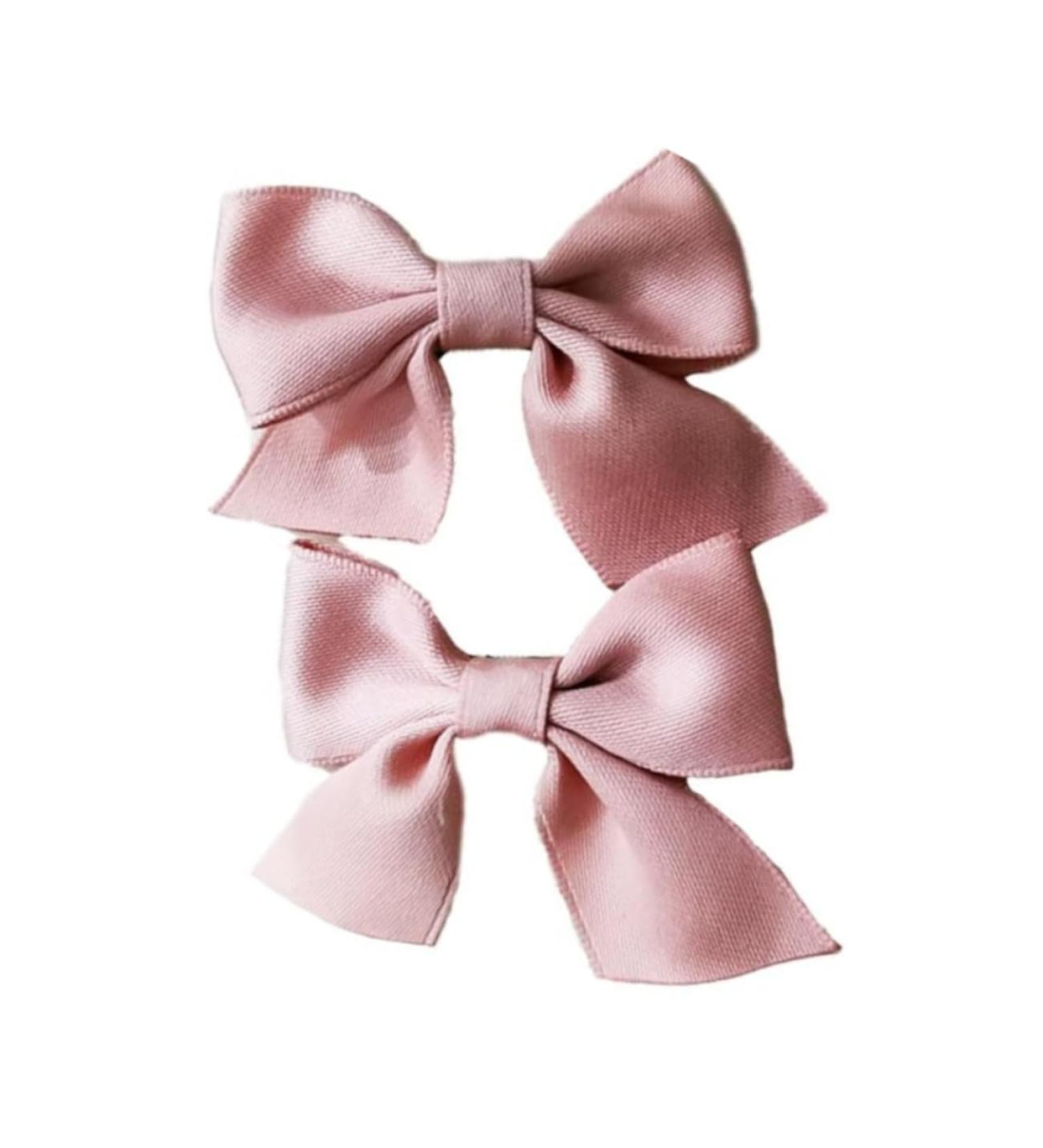 2pcs Hair Bows Alligator Clips Barrettes Alligator Hair Clips Hair Accessories Bowknot Barrette Small Non-slip Bow Hair Clips Fashion Cute Ponytail Barrettes for Teens Wear Clips (pink) 5 - Buy Online on GoSupps.com