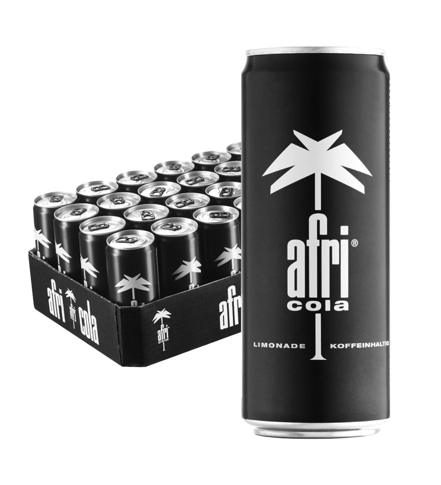 Buy Afri Cola - Unique Refreshing Cola with Caffeine | 24 x 330 ml Cans - International Shipping Available - Buy Online on GoSupps.com