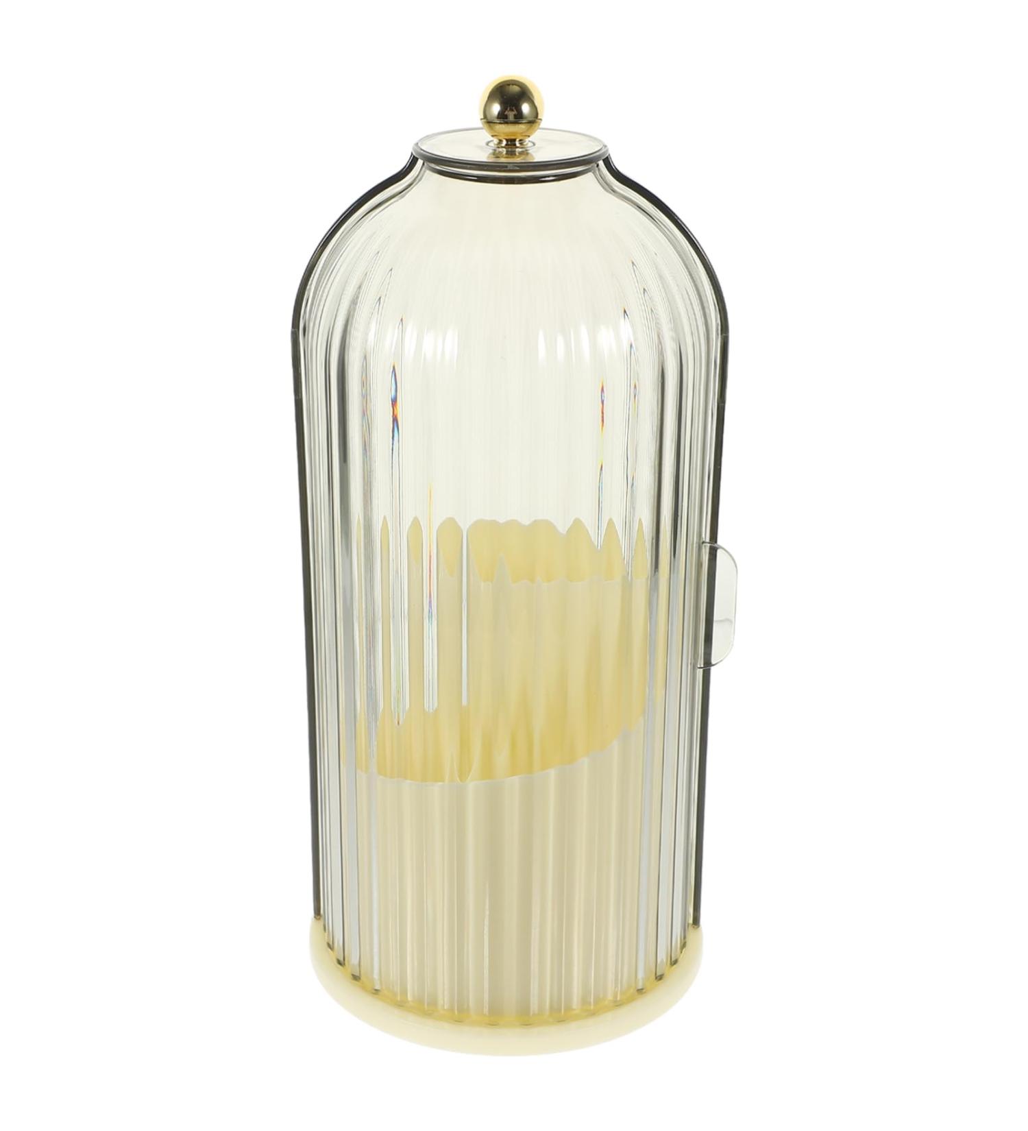 Amosfun Eyeliner Pencil Cosmetics Desktop Organizer Transparent Cover - Makeup Stand To Rotate 27X12.3CM As Shown 2 - Buy Online on GoSupps.com