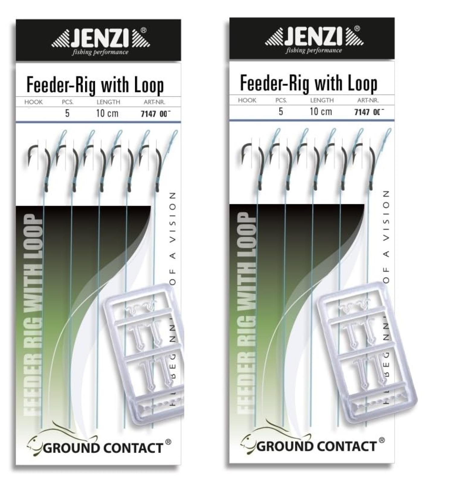Set of 2 Packs 10 Method Feeders from Jenzi - Size 6/8 Hooks + Free Petri Heil! Sticker - International Shipping Available - Buy Online on GoSupps.com