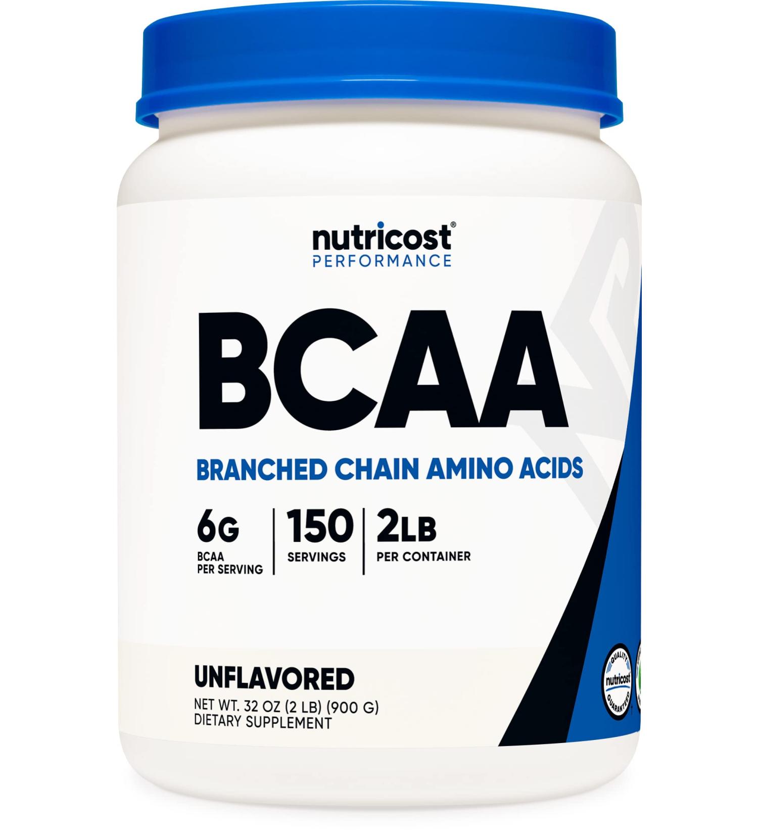 Nutricost BCAA Powder 2:1:1 - 150 Servings (Unflavored) | High Quality Supplements - Buy Online on GoSupps.com