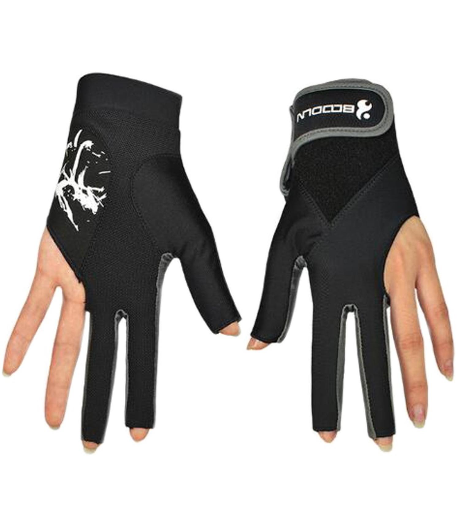 FULLANT 3 Finger Billiard Gloves for Left Hand - Lycra Snooker Accessories (2 Pack) - Gray - Buy Online on GoSupps.com