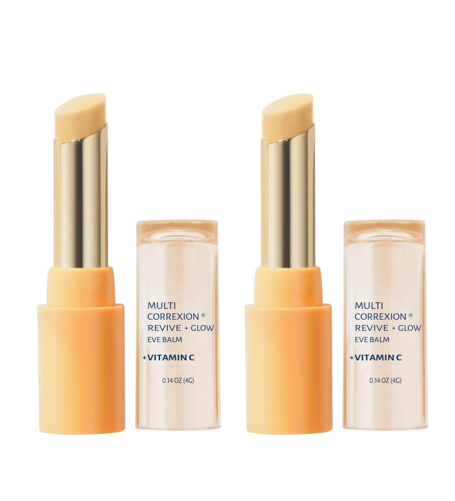 YFKEJI Revive Glow Vitamin C Eye Balm - Hydrating Eye Cream - Glow Eye Balm Stick Brightening and Reducing Dark Circle Reduces Puffiness 2PC - Buy Online on GoSupps.com