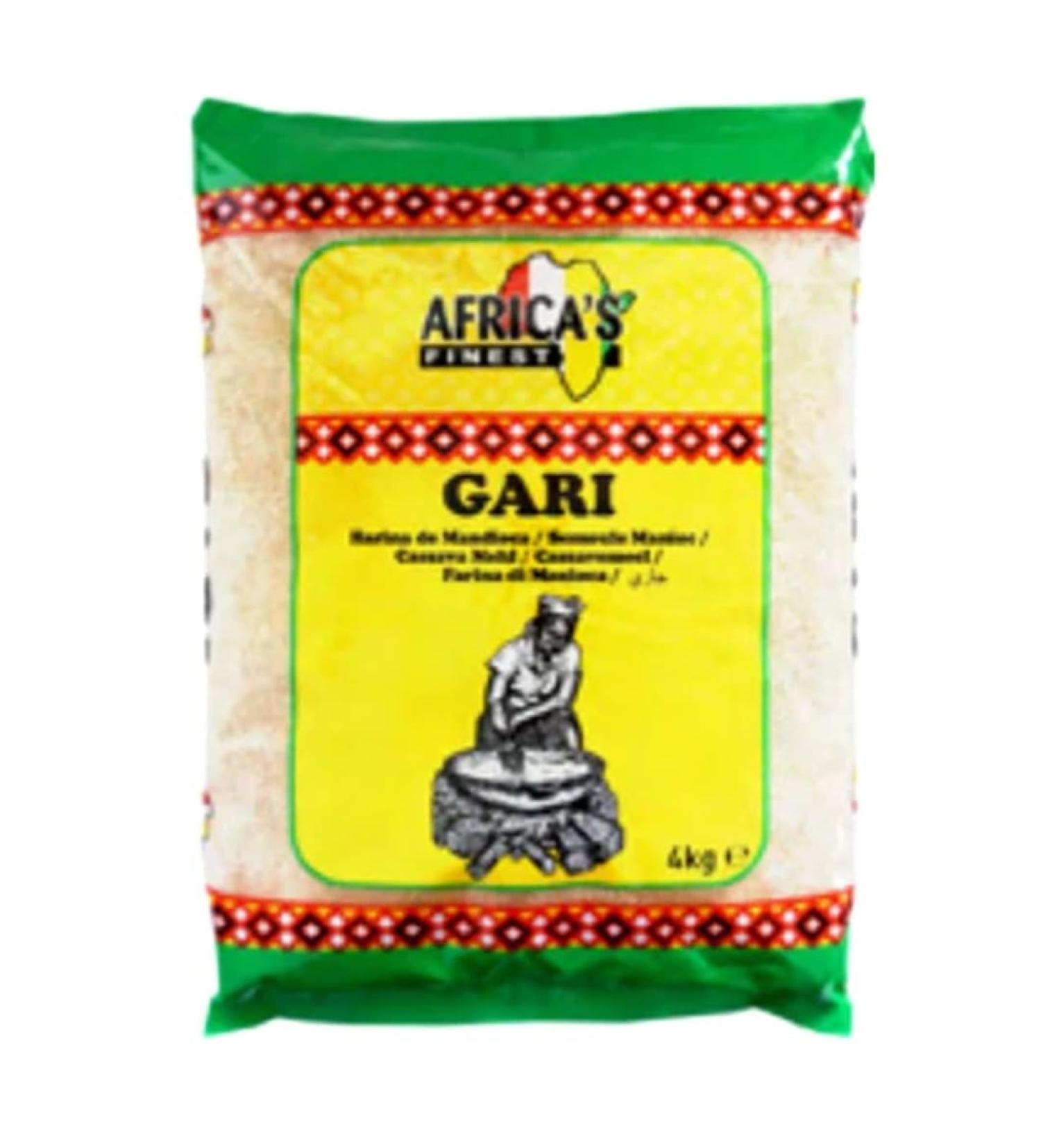 Africa's Finest Gari 4kg Box of 1-Fd
