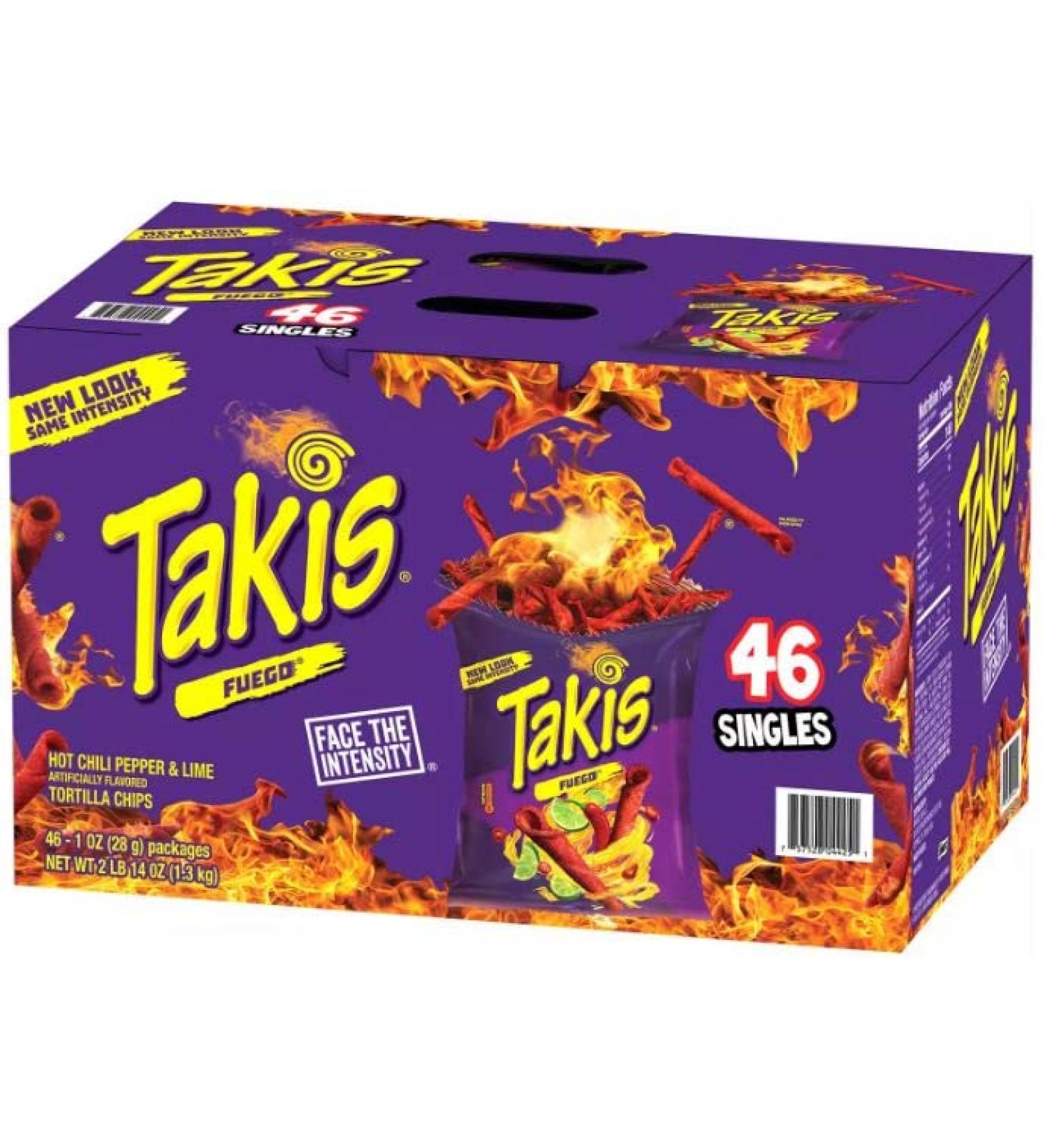 PR-DEAL Takis Fuego Chips (1 oz, 46 pk) - Fresh & Delicious Snack Option - Buy Online on GoSupps.com