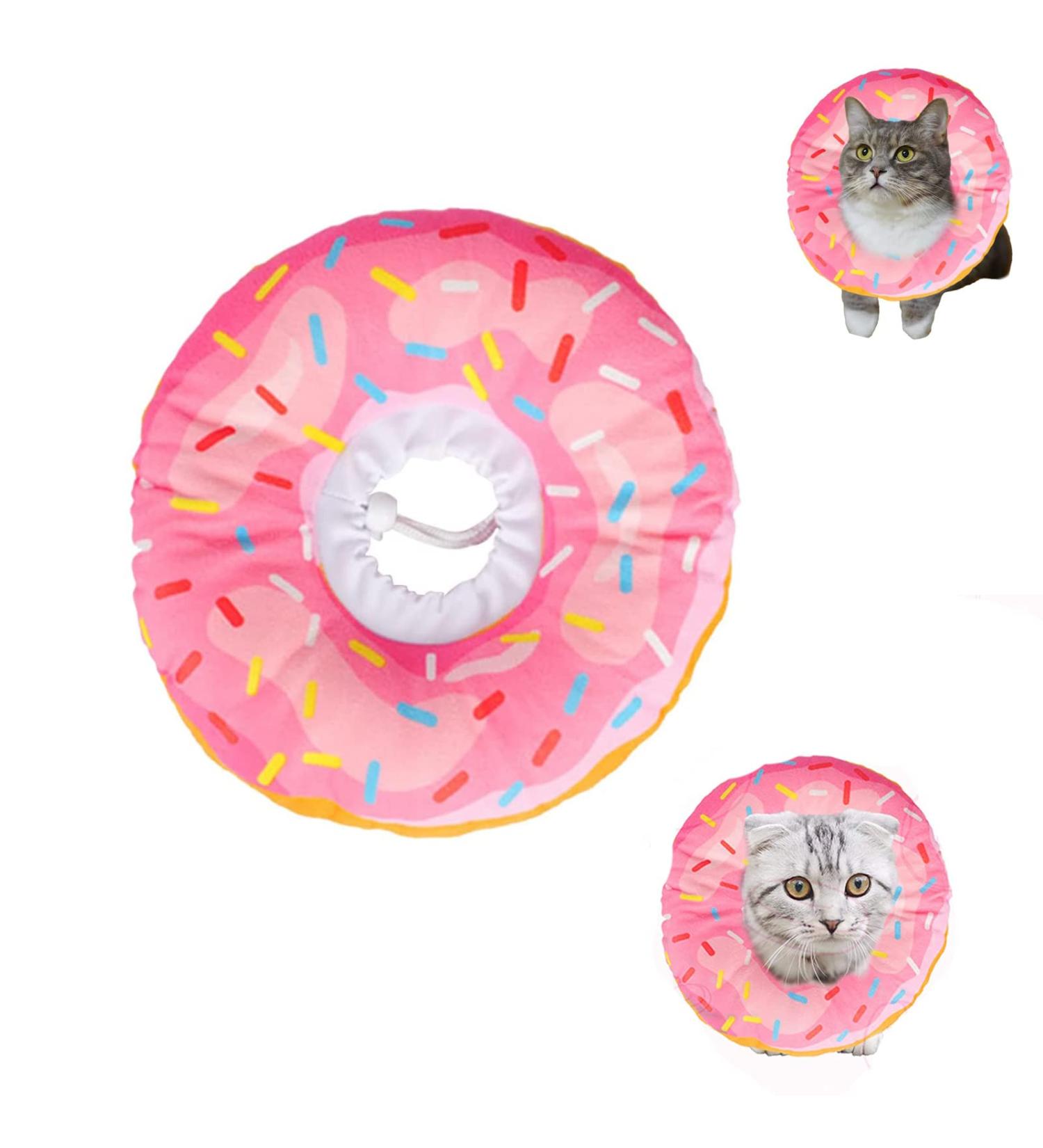 Soft Cat Recovery Collar Wound Healing Protective Collar Cat Cone Collar Soft Cute Cat Recovery Collar Adjustable Cat Cones After Surgery for Cats and Kitten Puppies (S (Pack of 1)) - Buy Online on GoSupps.com
